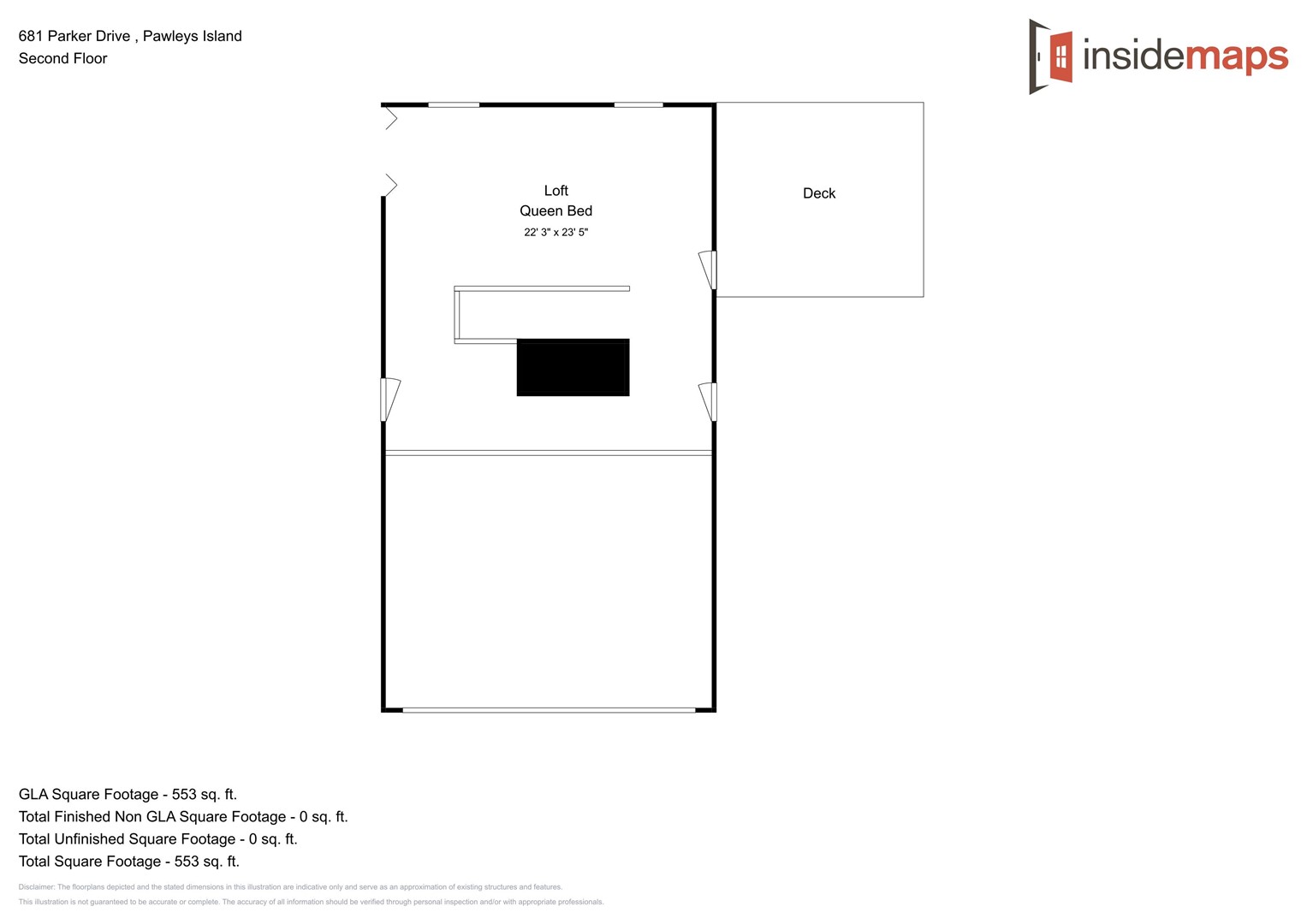 Floor Plan - 600 Steps - Loft