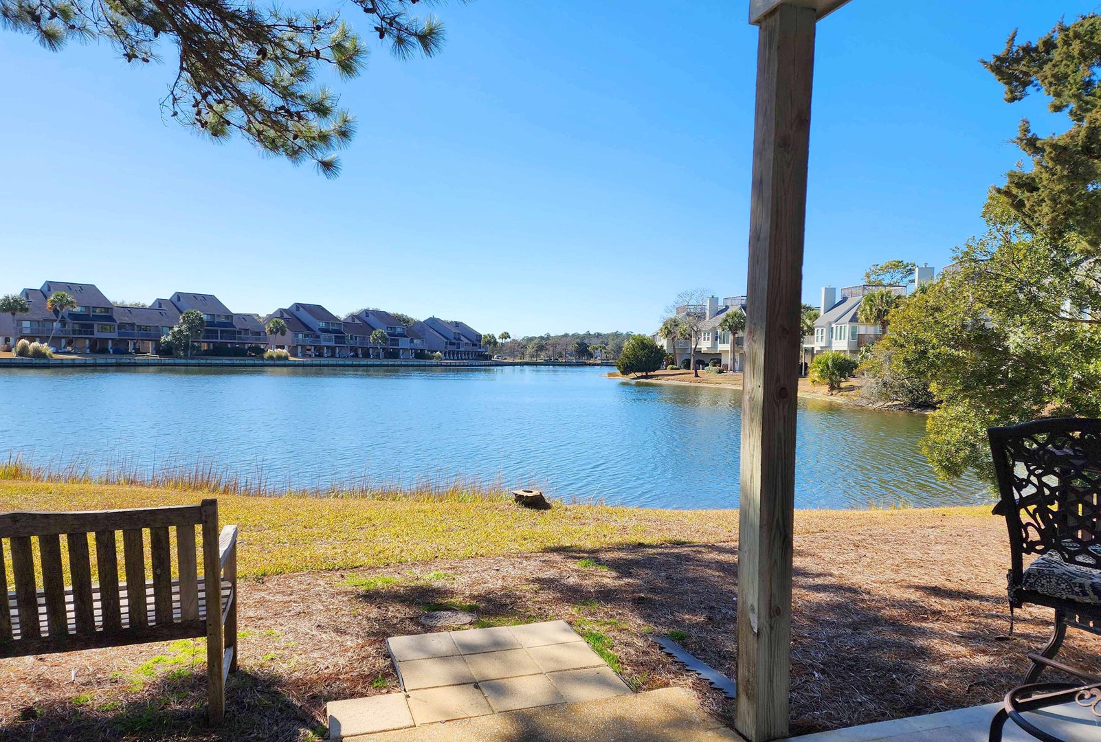 Patio View to Osprey Lake