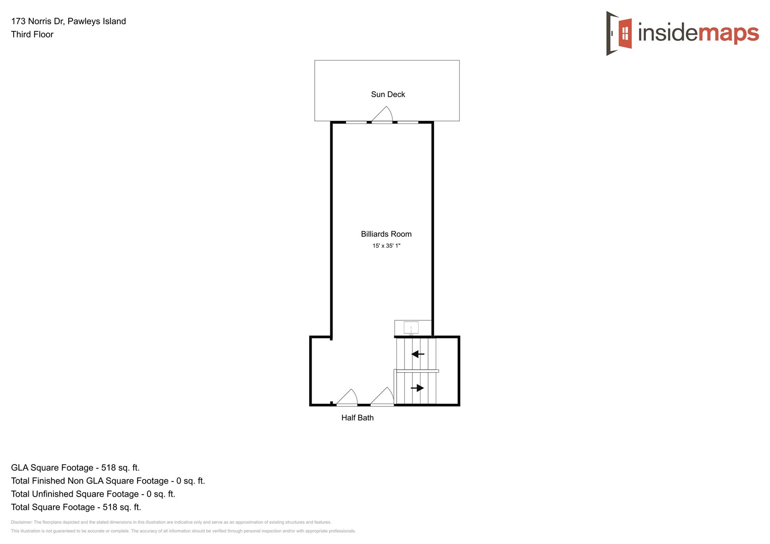 Floor Plan - Wanna Be by the Sea Third Floor