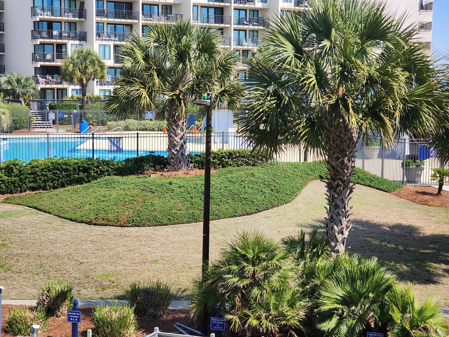 Balcony View of Pool