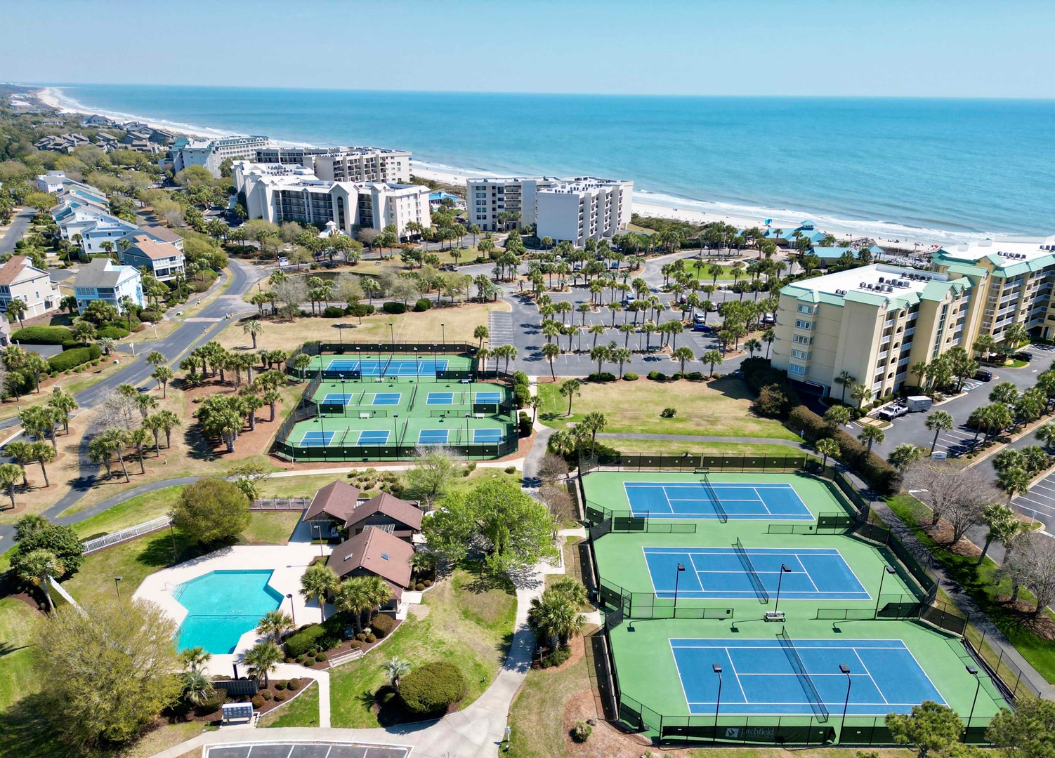 Aerial View of Litchfield-By-The-Sea
