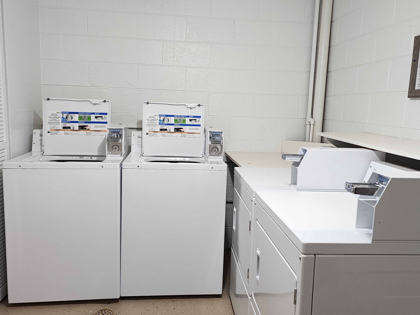Laundry Facilities on Every Floor