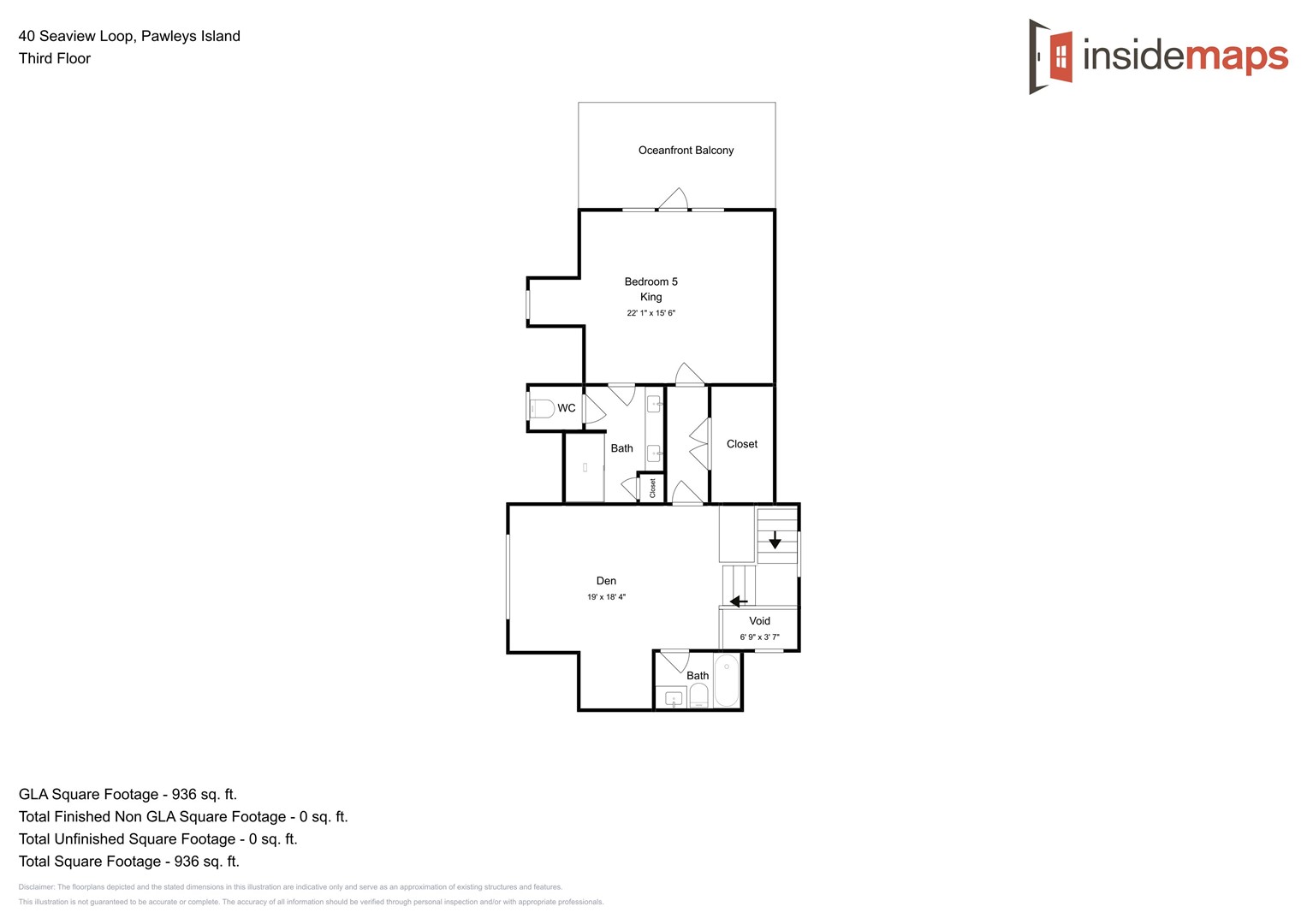 Floor Plan - Chateau Nadeau 3rd Floor