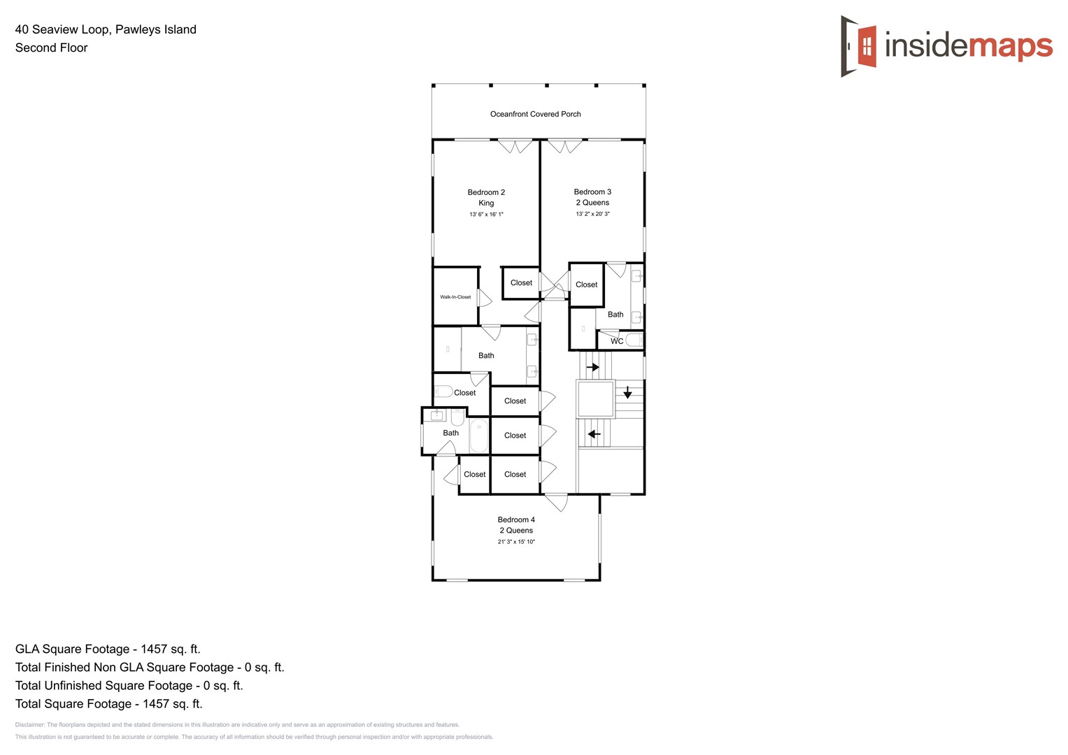 Floor Plan - Chateau Nadeau 2nd Floor