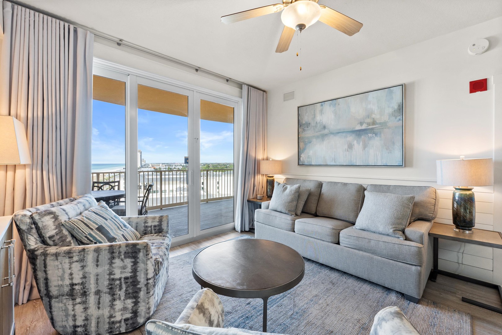 Living Area with Balcony