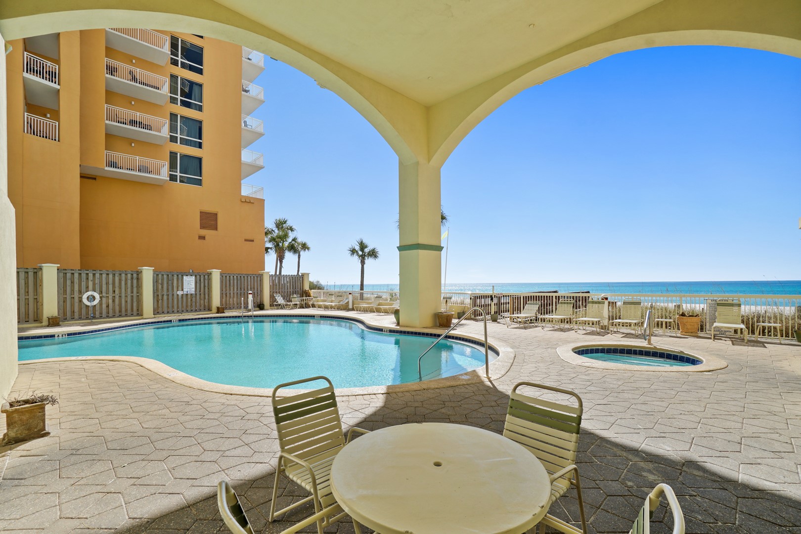 Gulf Front Pool and Hot Tub