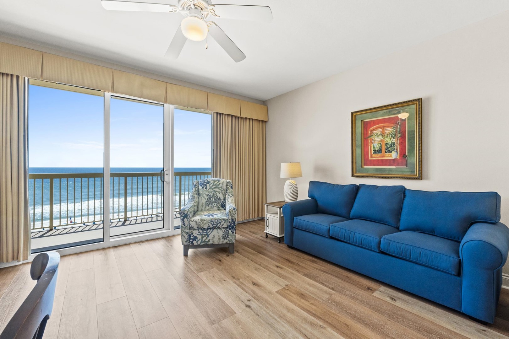 Living Area with Balcony