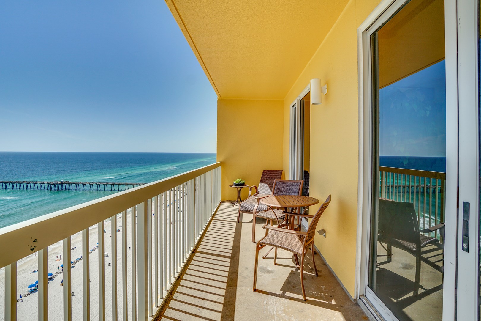 Spacious Balcony with Incredible Views