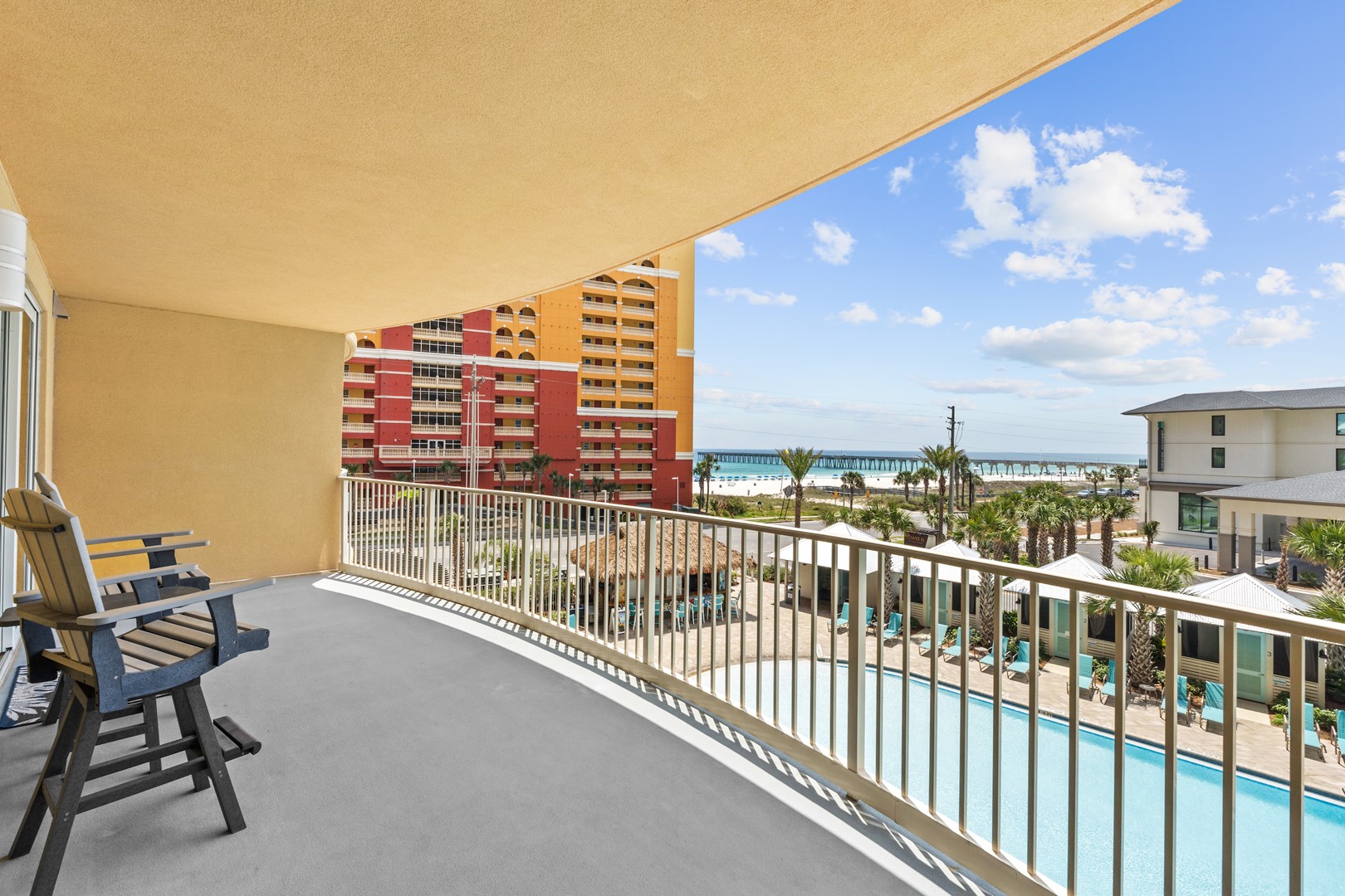 Spacious Balcony with Incredible Views