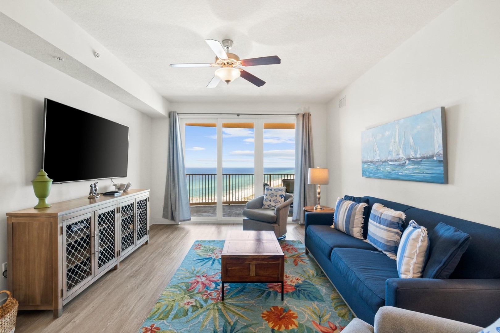 Living Area with Balcony
