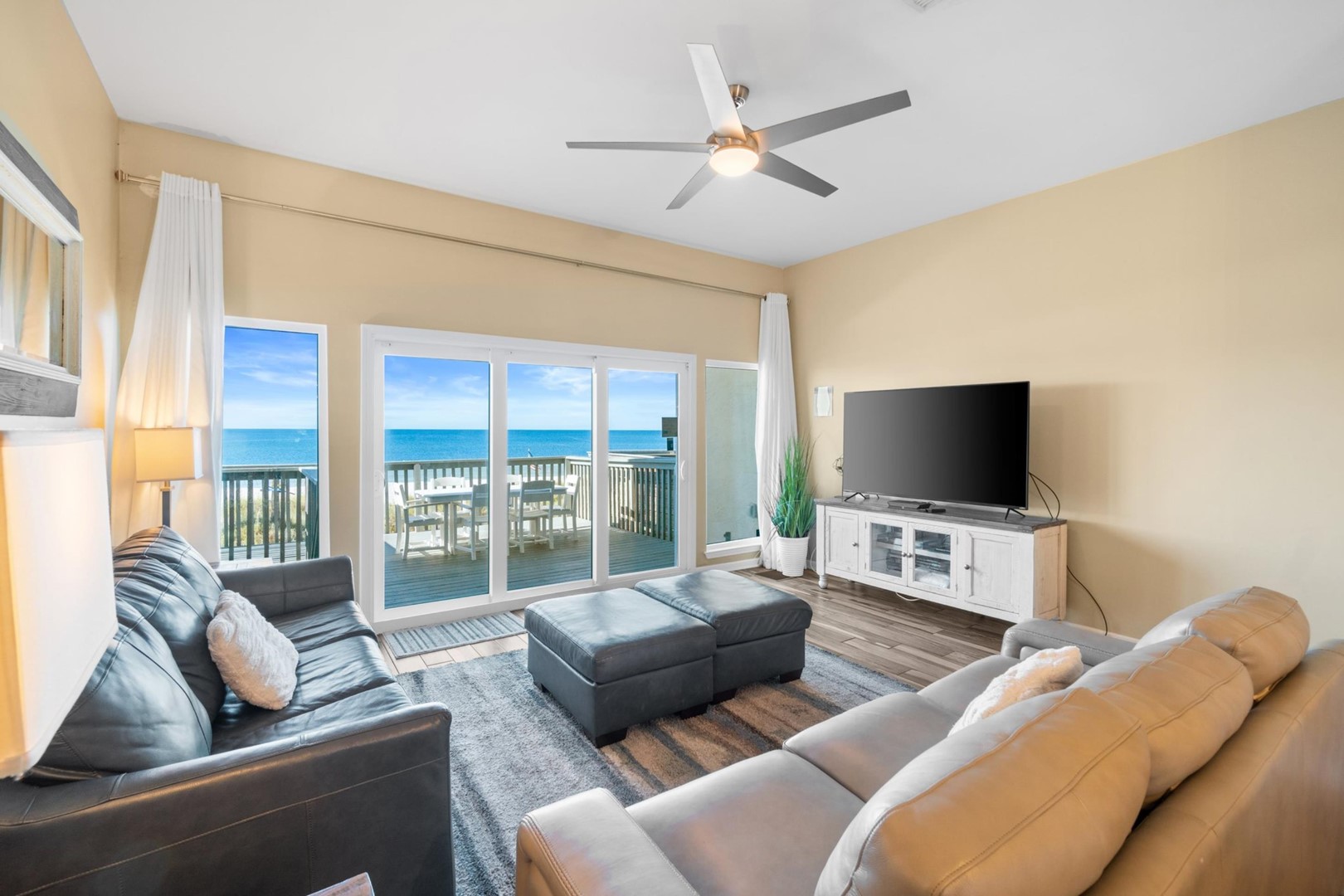 Living Area with Balcony