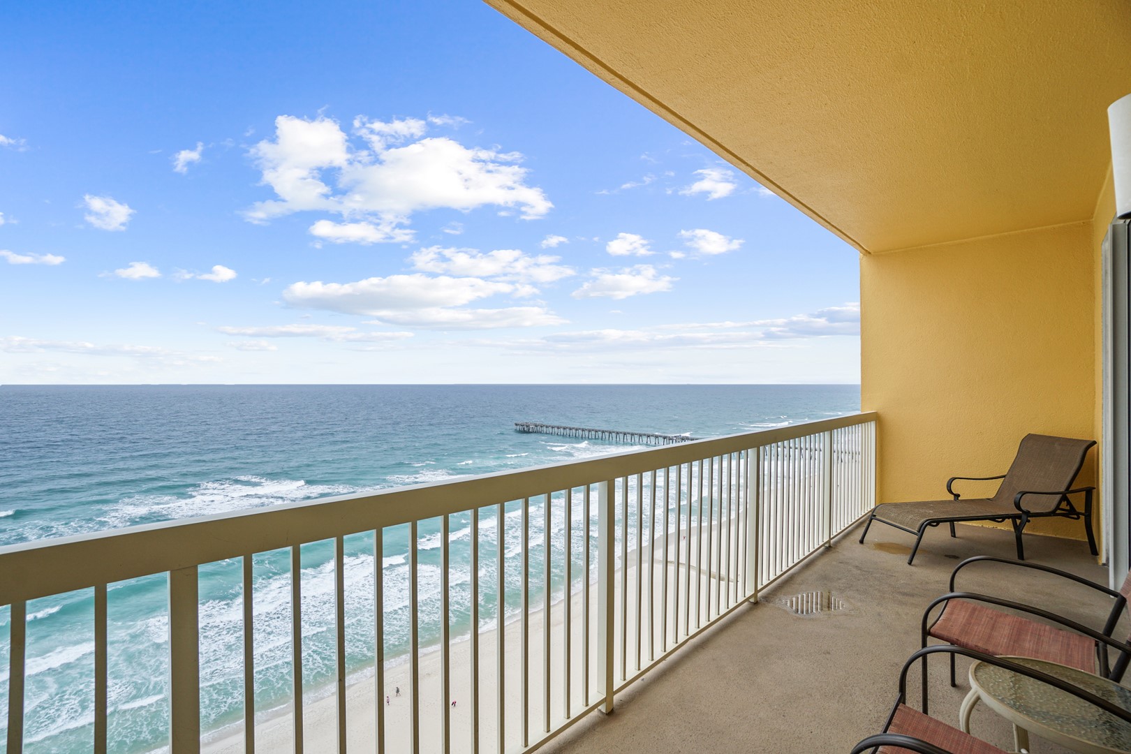 Spacious Balcony with Incredible Views