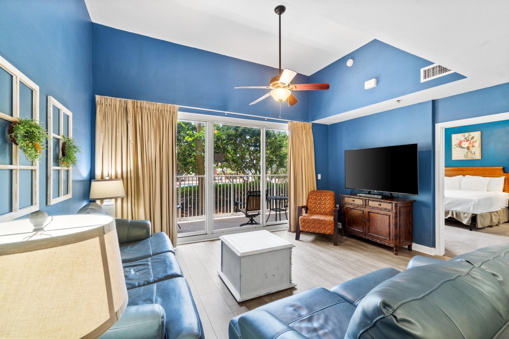 Living Area with Patio