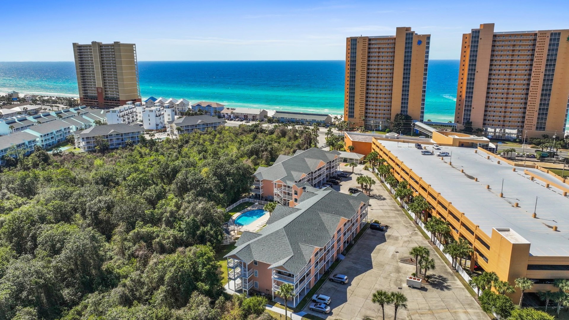 Aerial View - Across the Street from the Beach