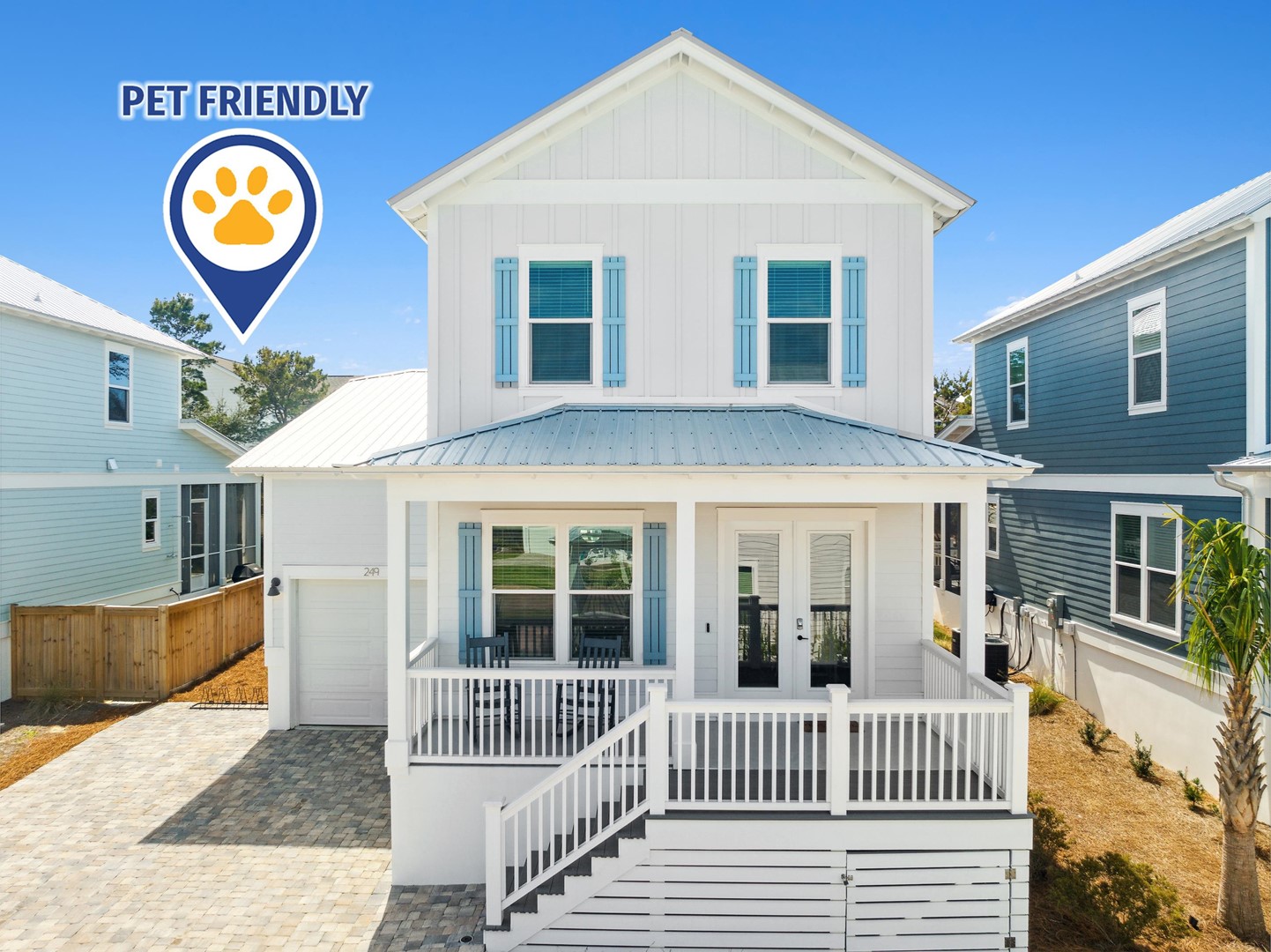 30A Pet Friendly Beach House - Mira Bella