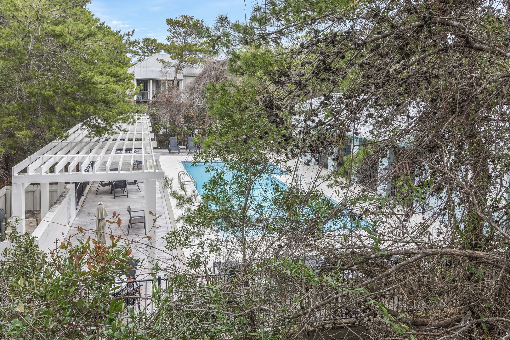 Balcony View of Pool