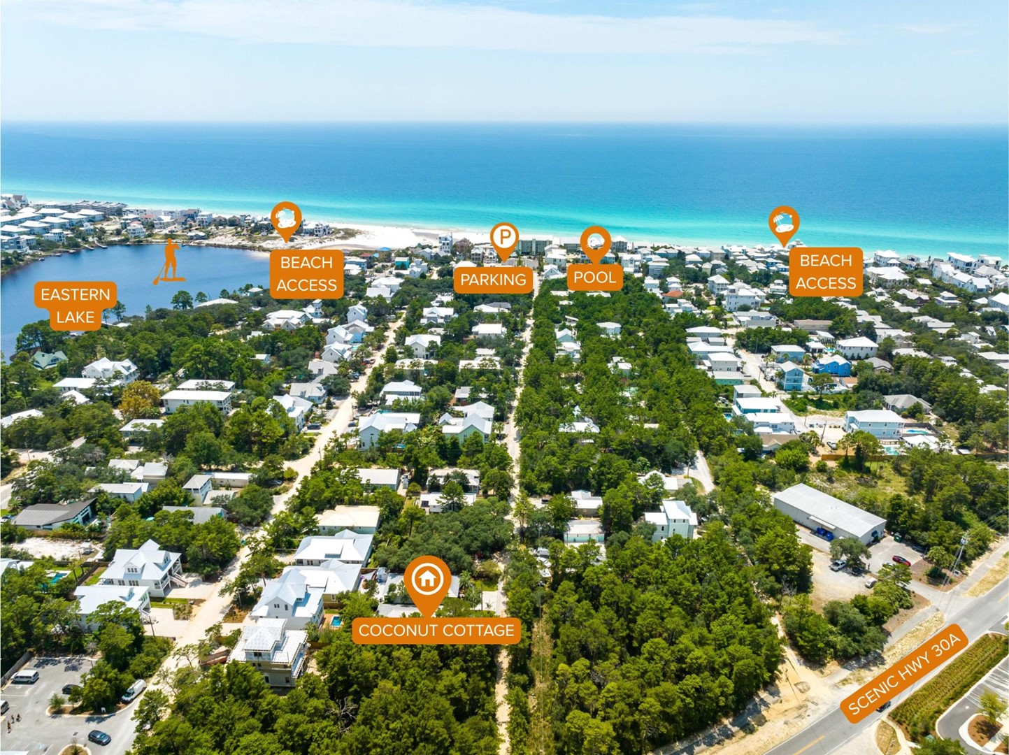 30A Beach House - Coconut Cottage 5