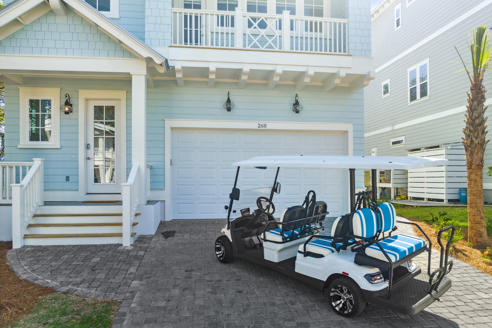 6 Seater Golf Cart Included with Your Rental