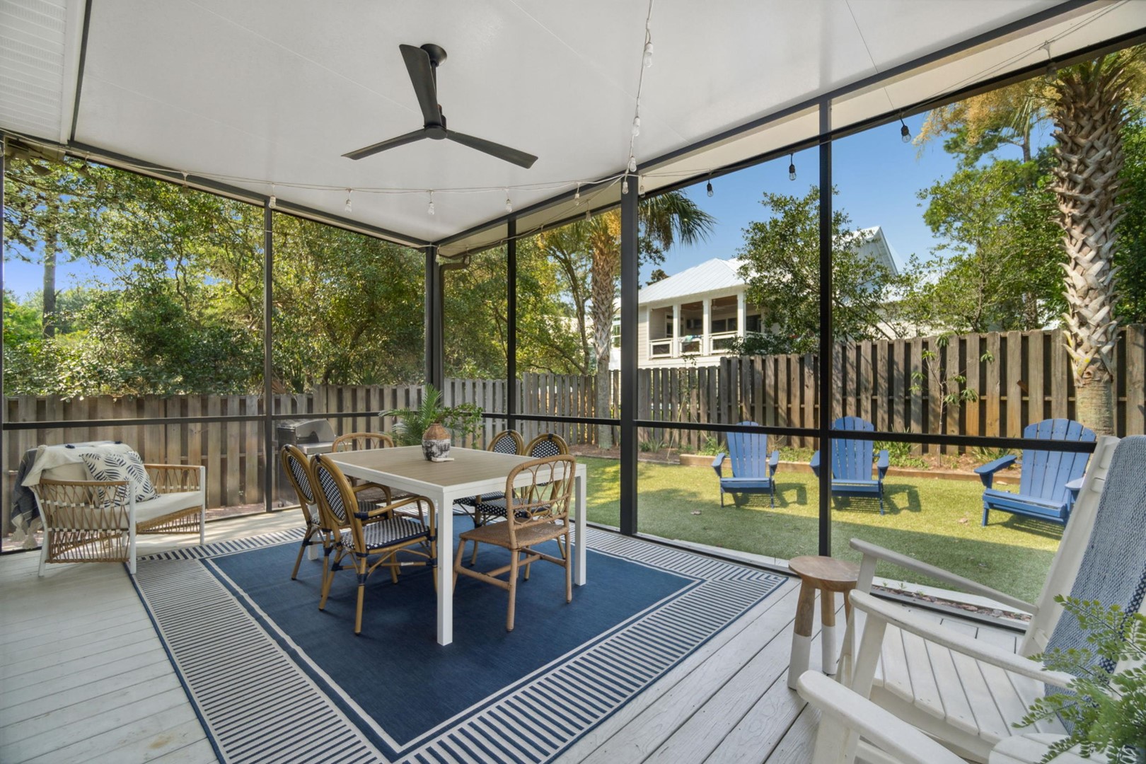 Screened in Back Patio