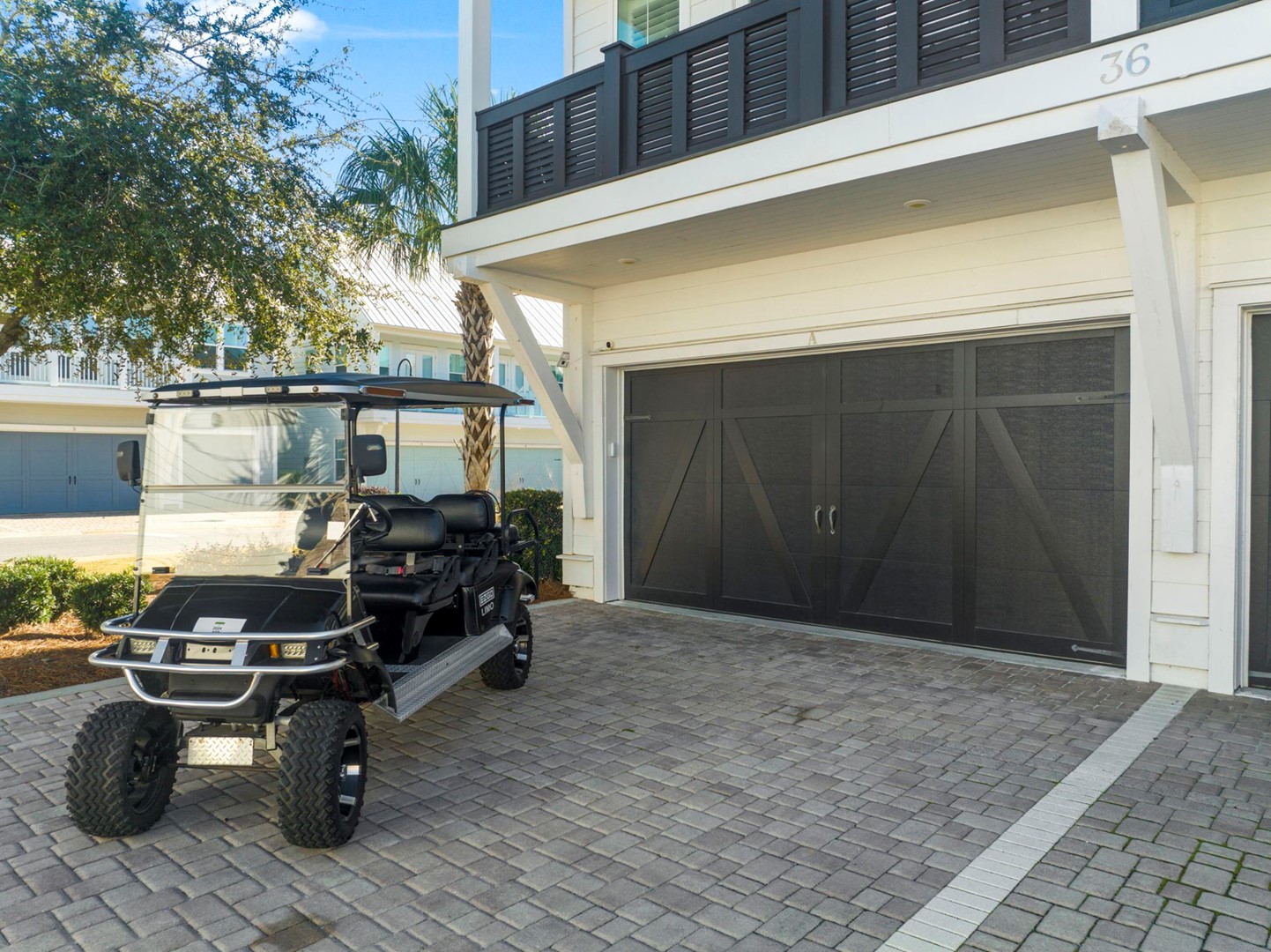 6 Seater Golf Cart Included with Your Rental!