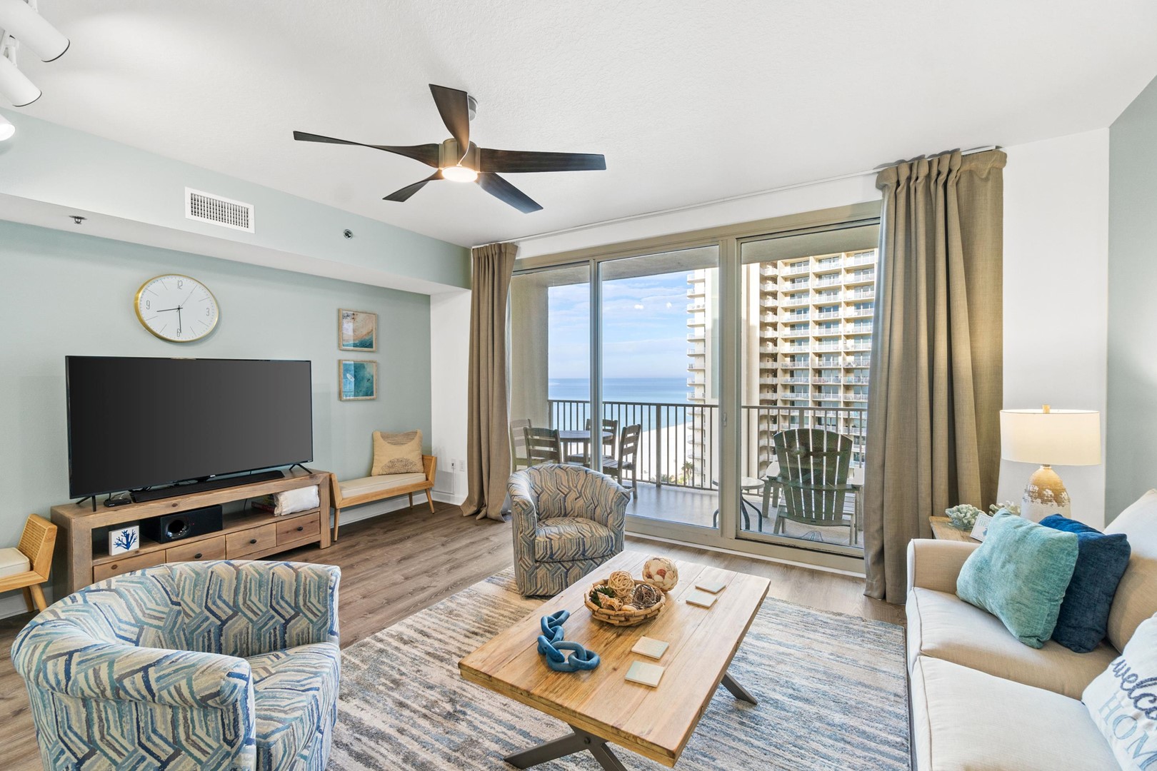 Living Area with Balcony