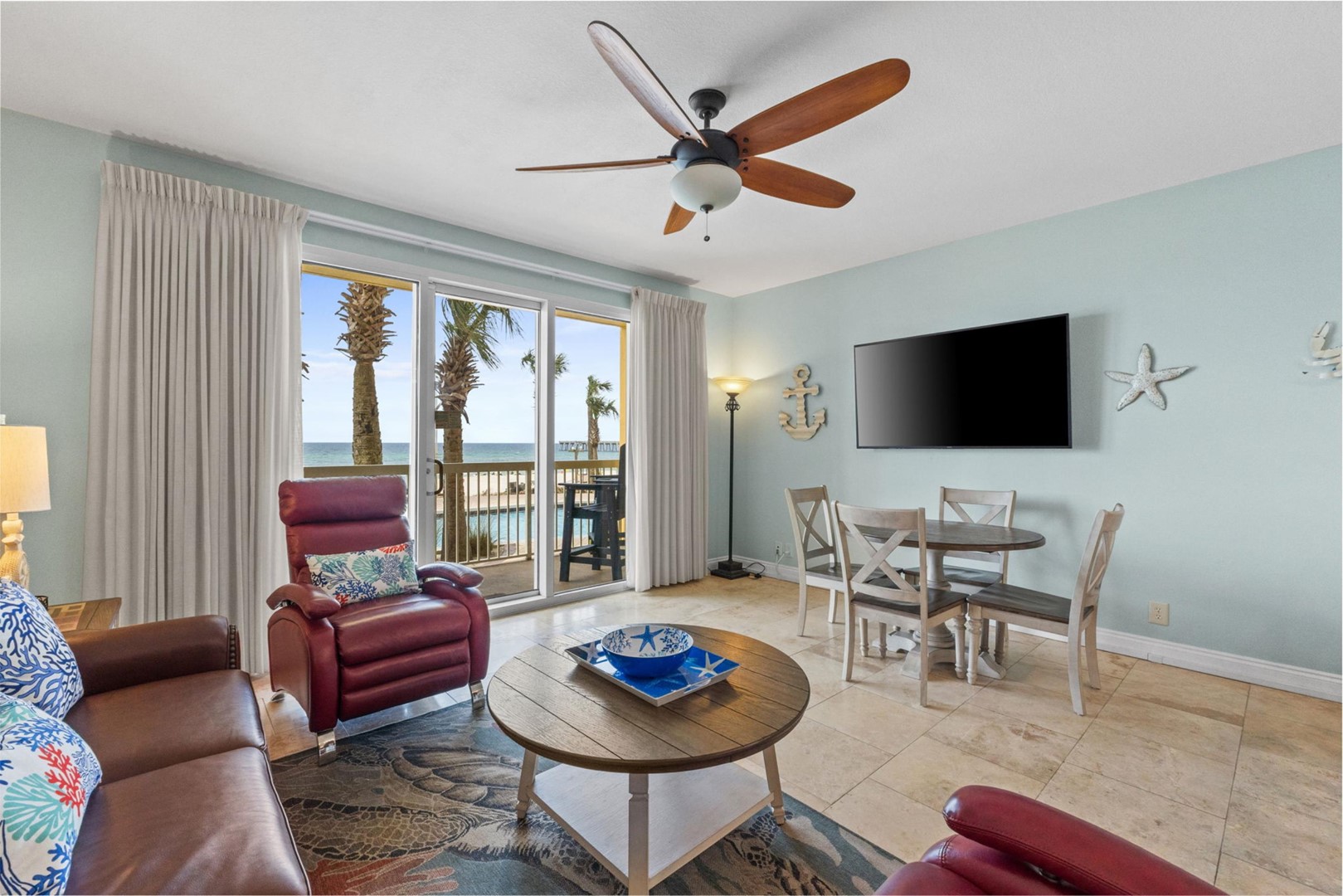 Living Area with Balcony