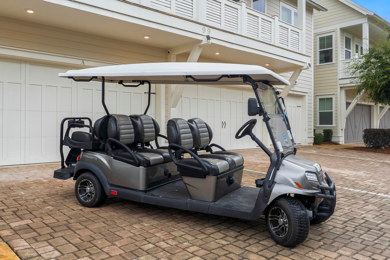6 Seater Golf Cart Included with Your Rental!