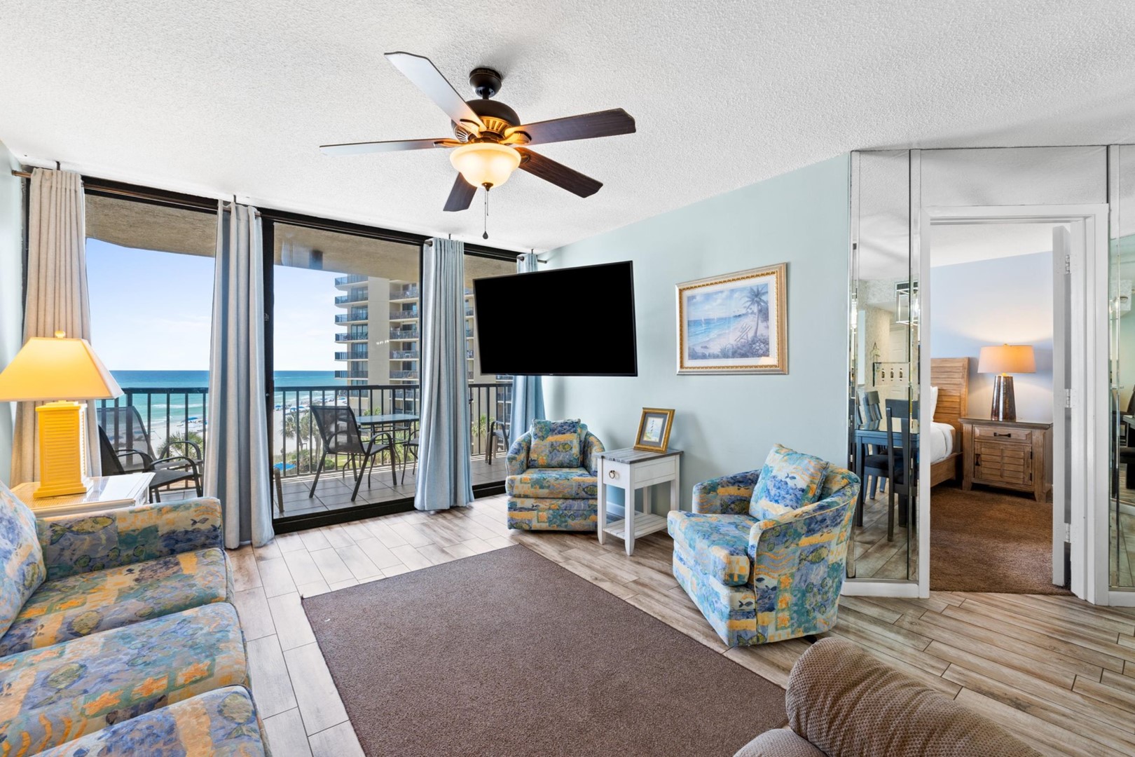 Living Area with Balcony