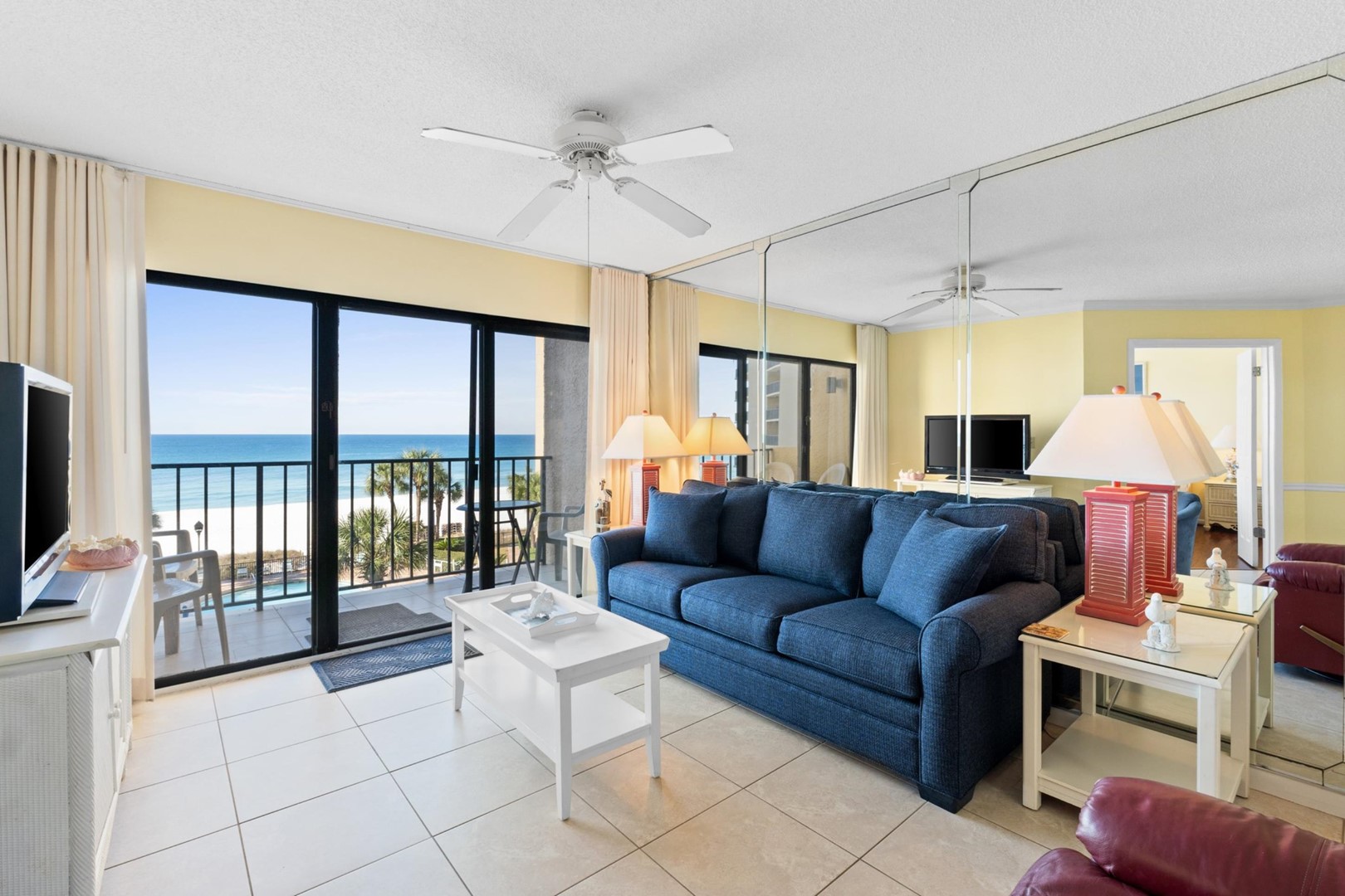 Living Area with Balcony