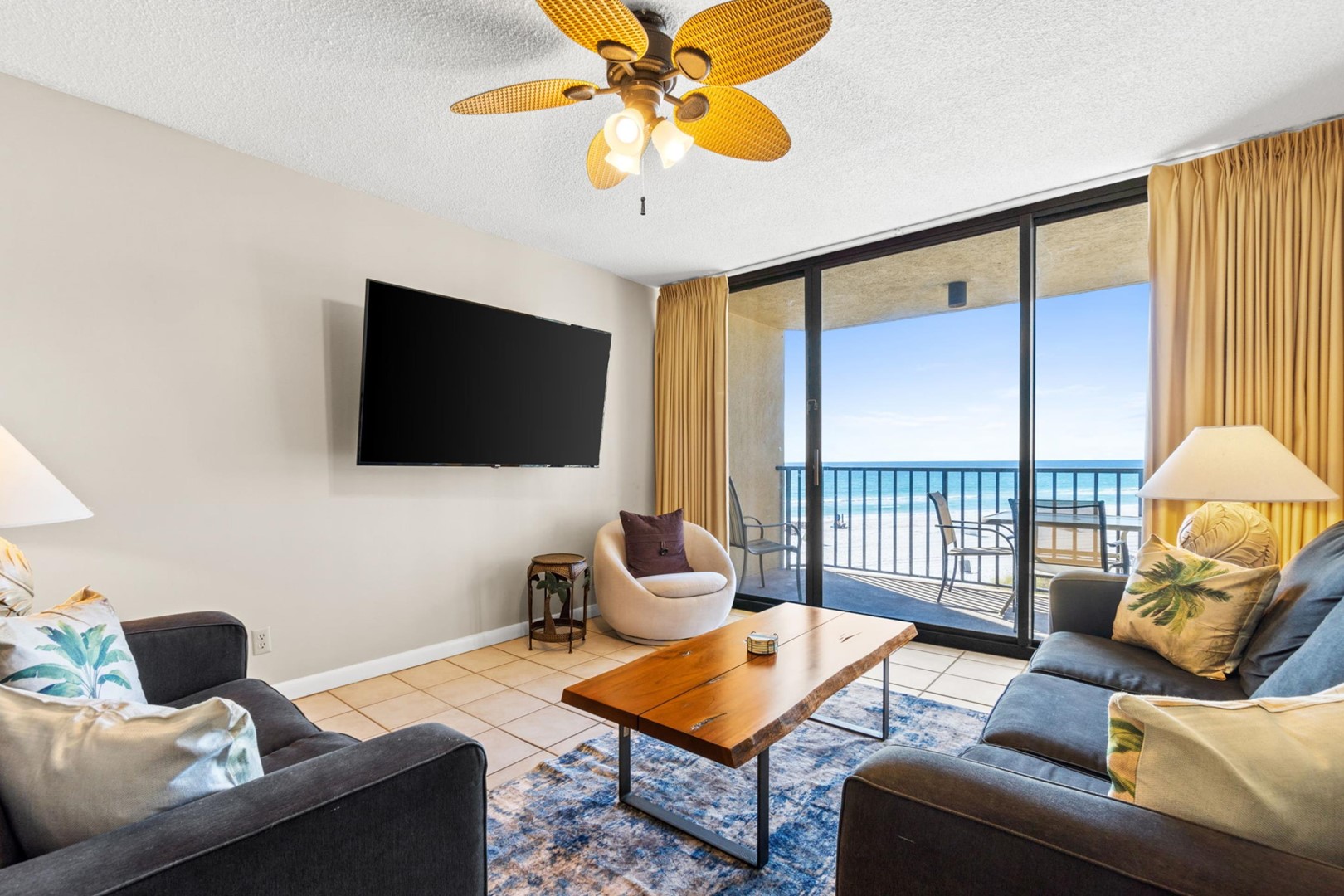 Living Area with Balcony