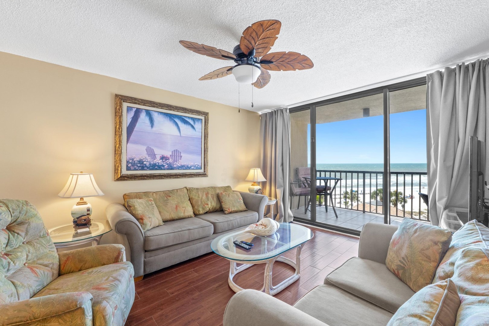 Living Area with Balcony