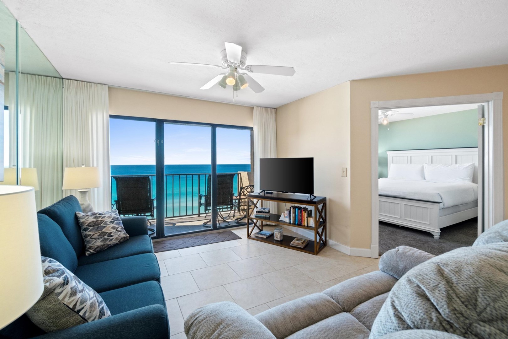 Living Area with Balcony