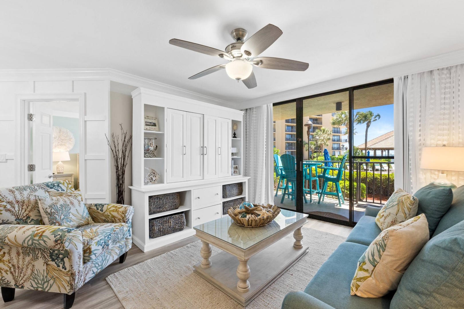 Living Area with Patio