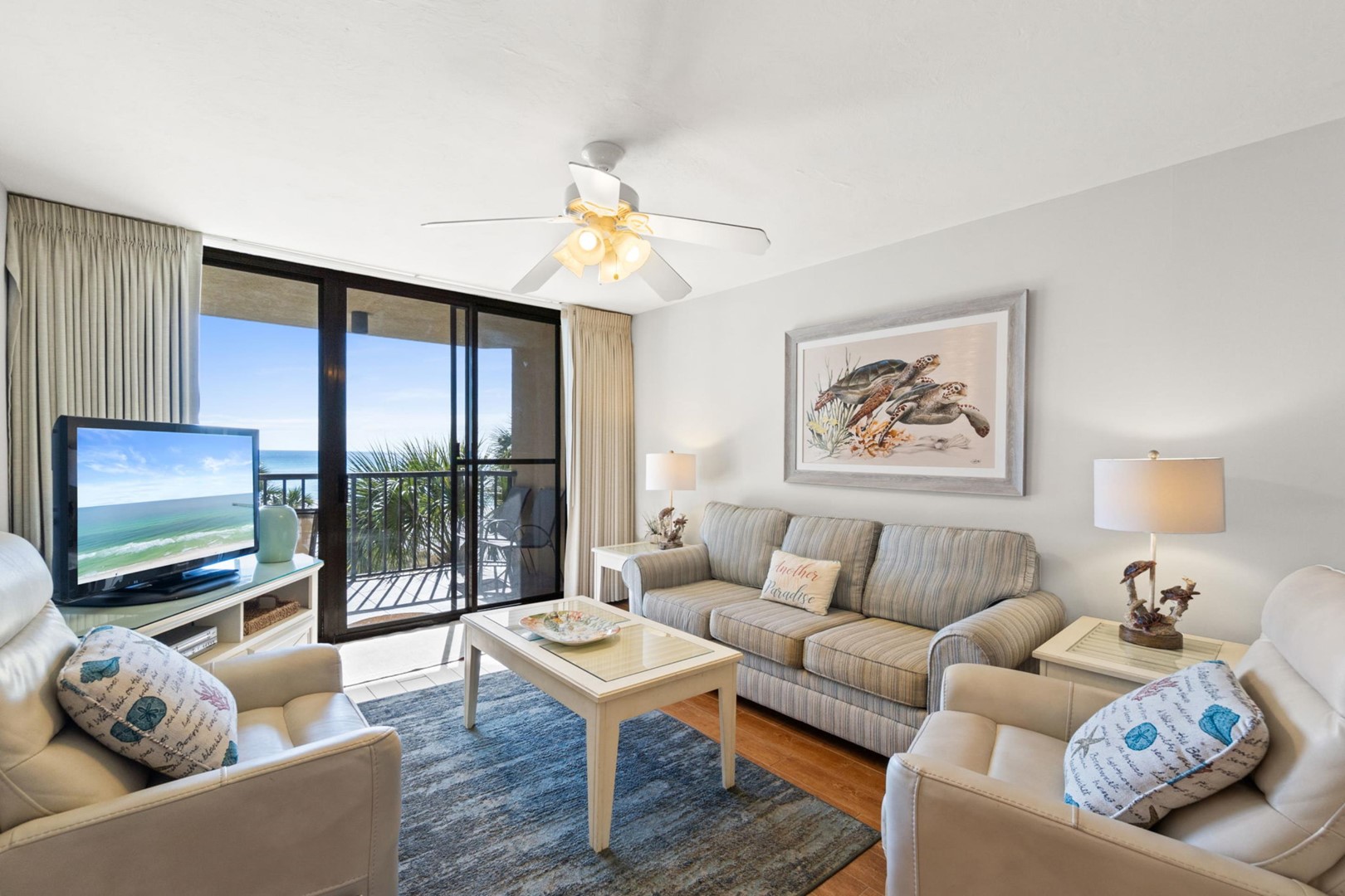 Living Area with Balcony