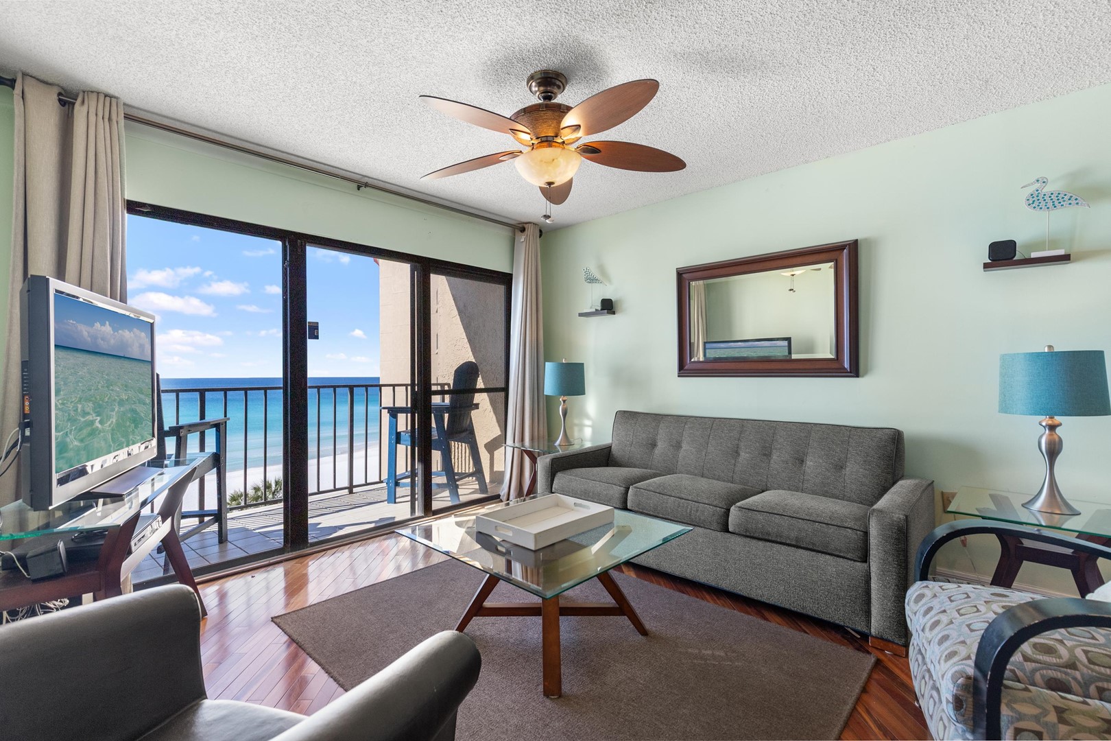 Living Area with Balcony
