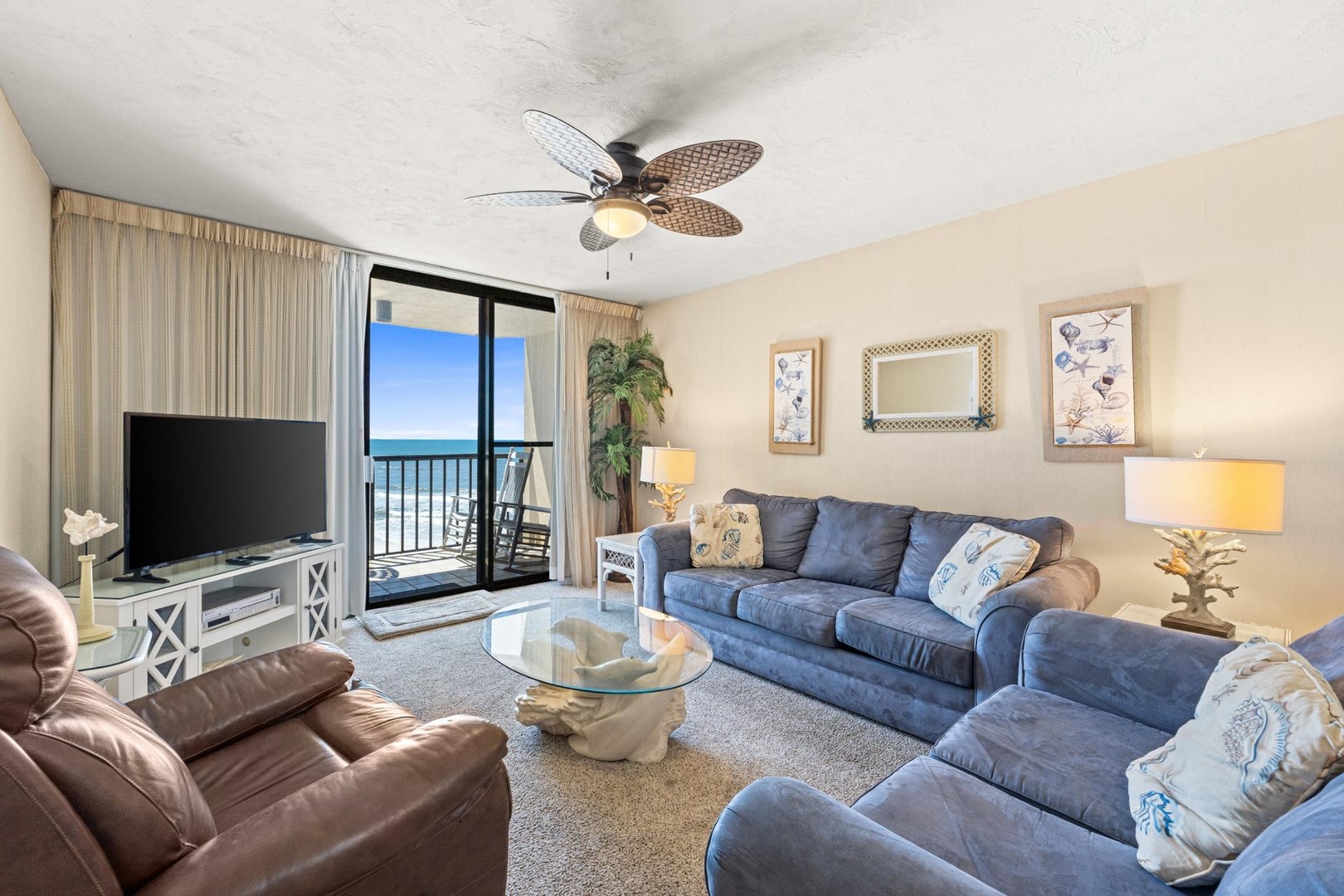 Living Area with Balcony