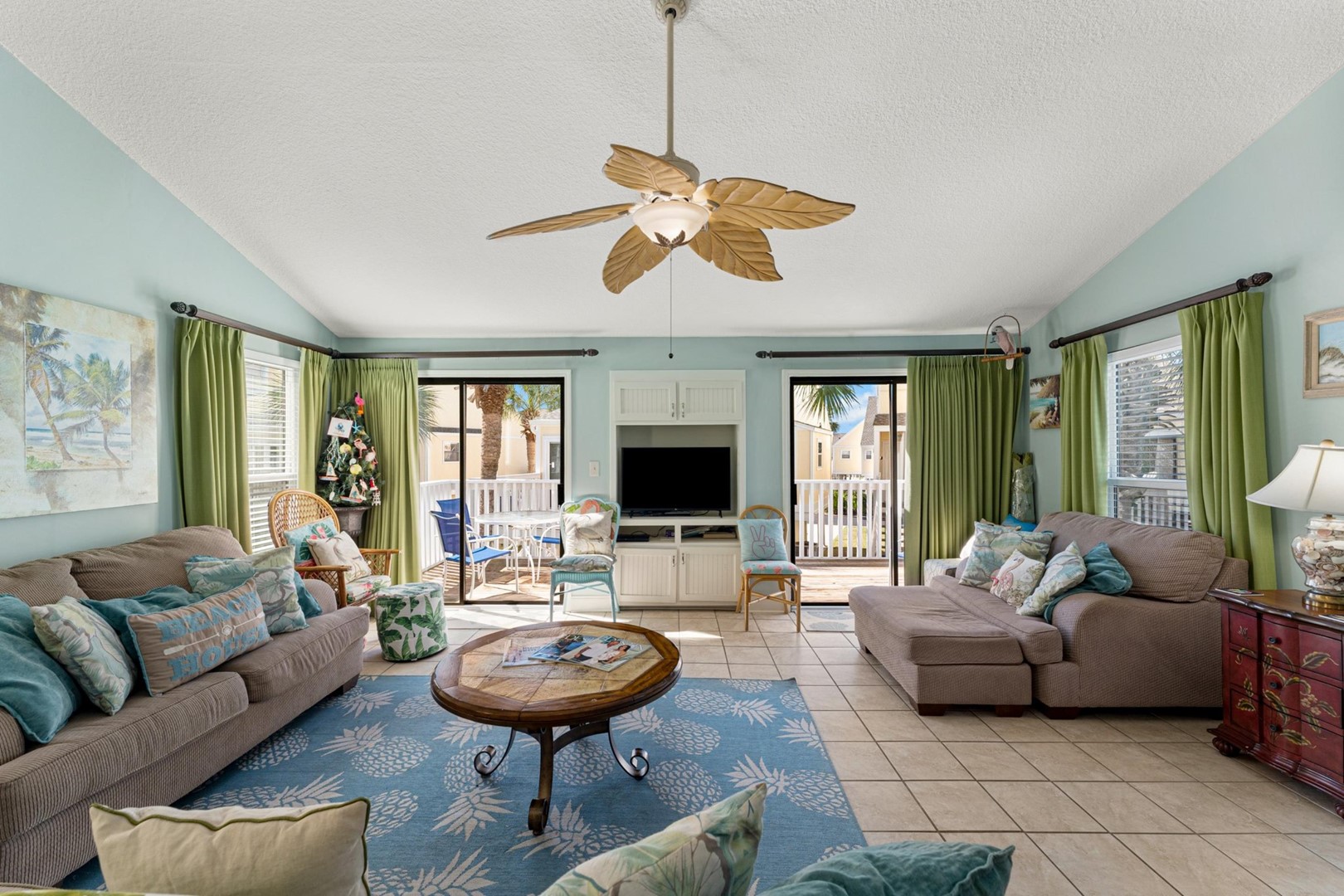 Living Area with Balcony