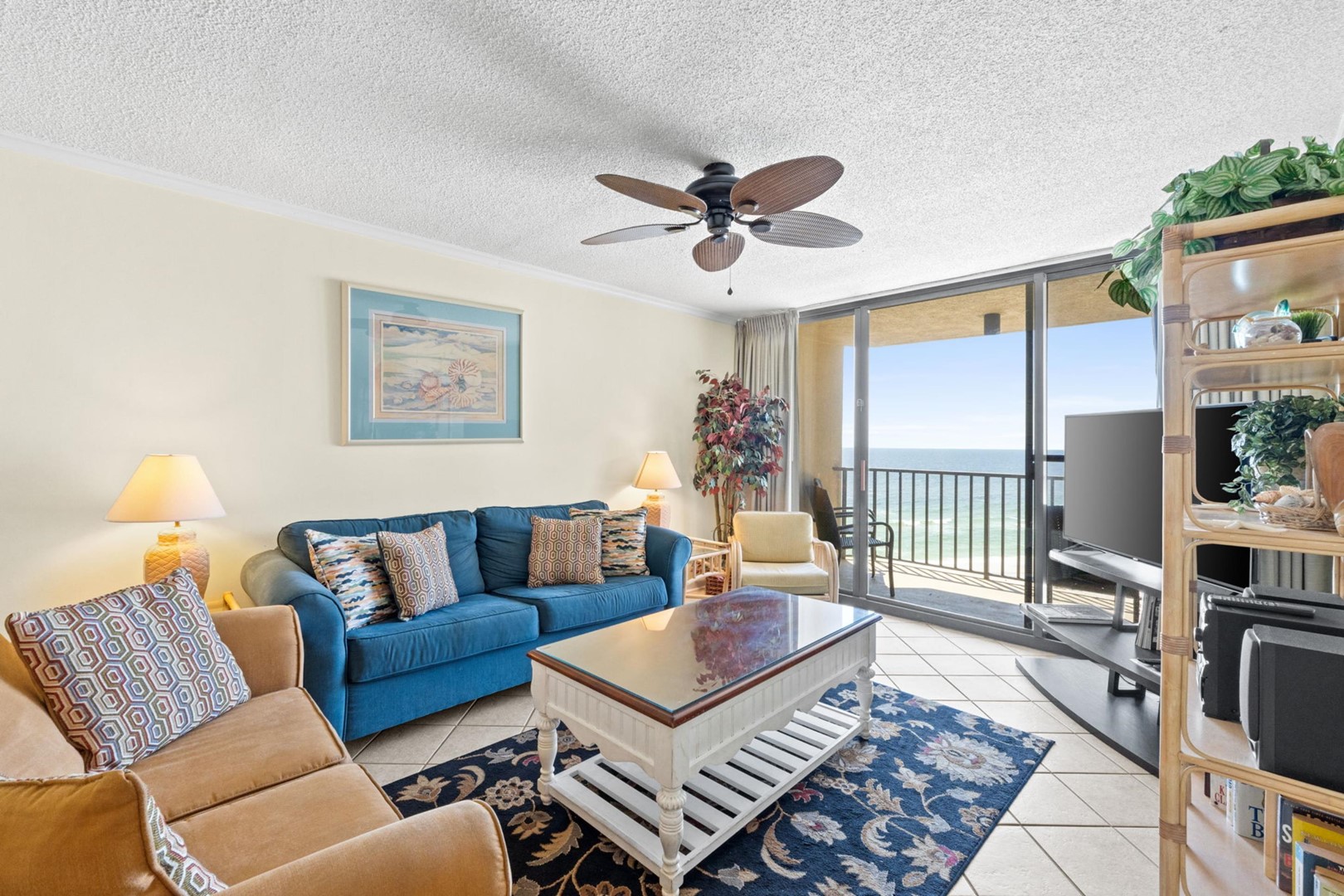 Living Area with Balcony