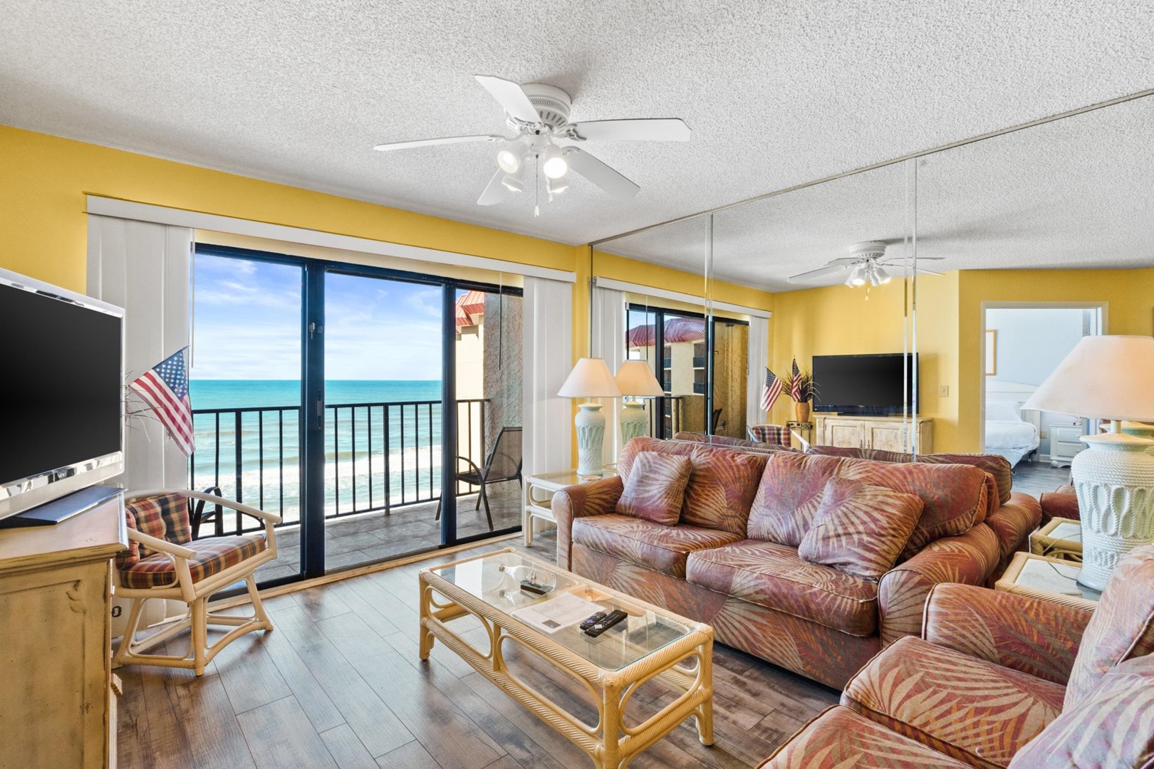 Living Area with Balcony
