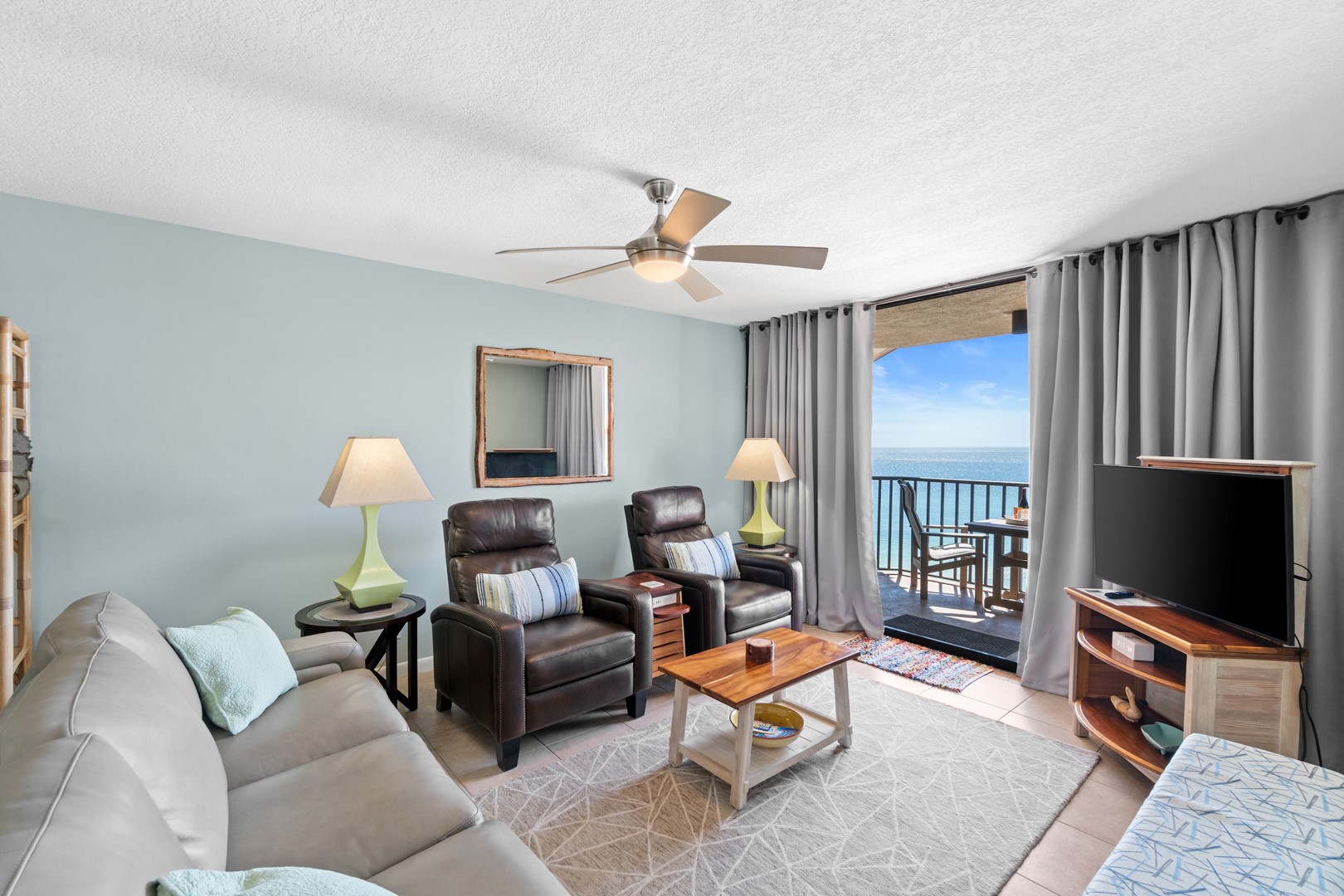 Living Area with Balcony