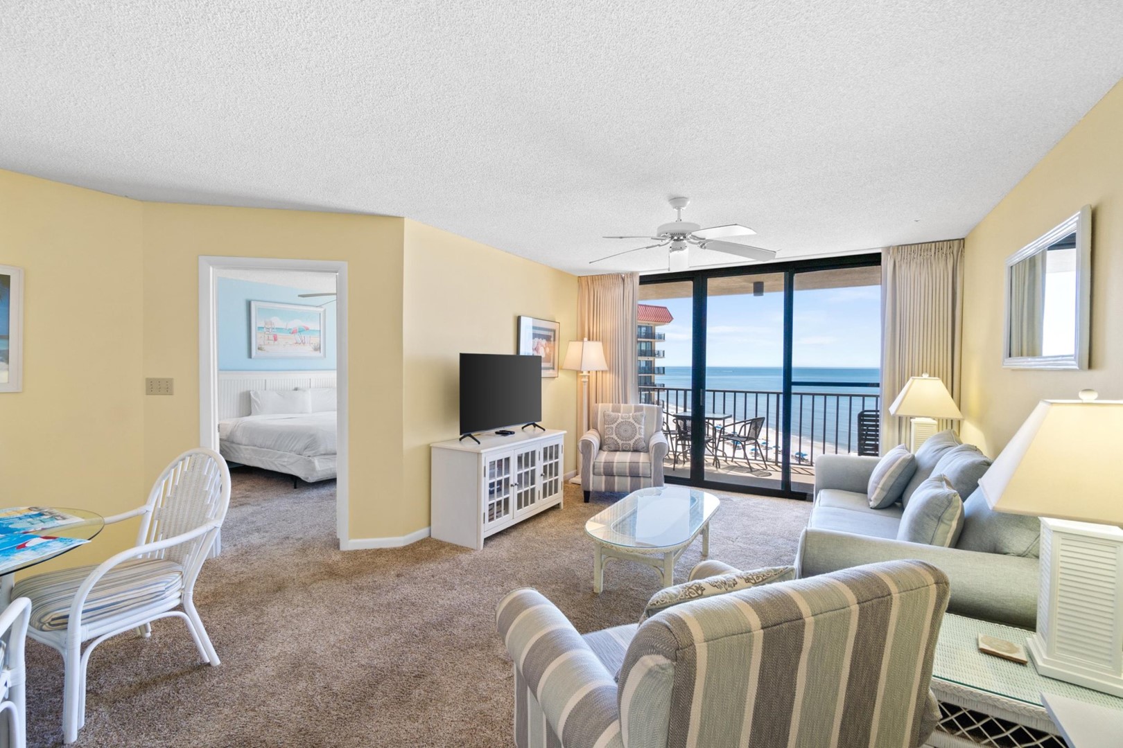 Living Area with Balcony