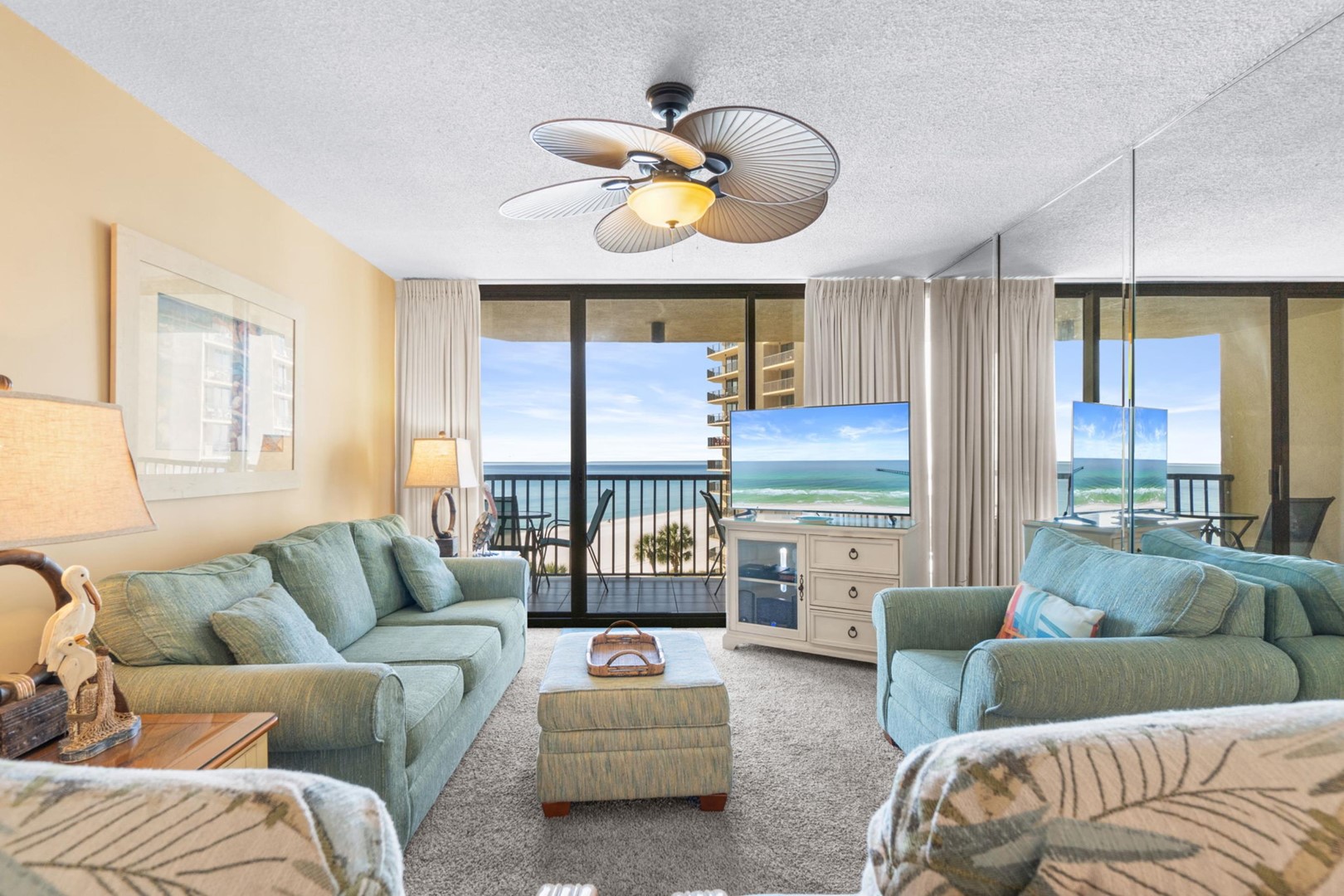 Living Area with Balcony