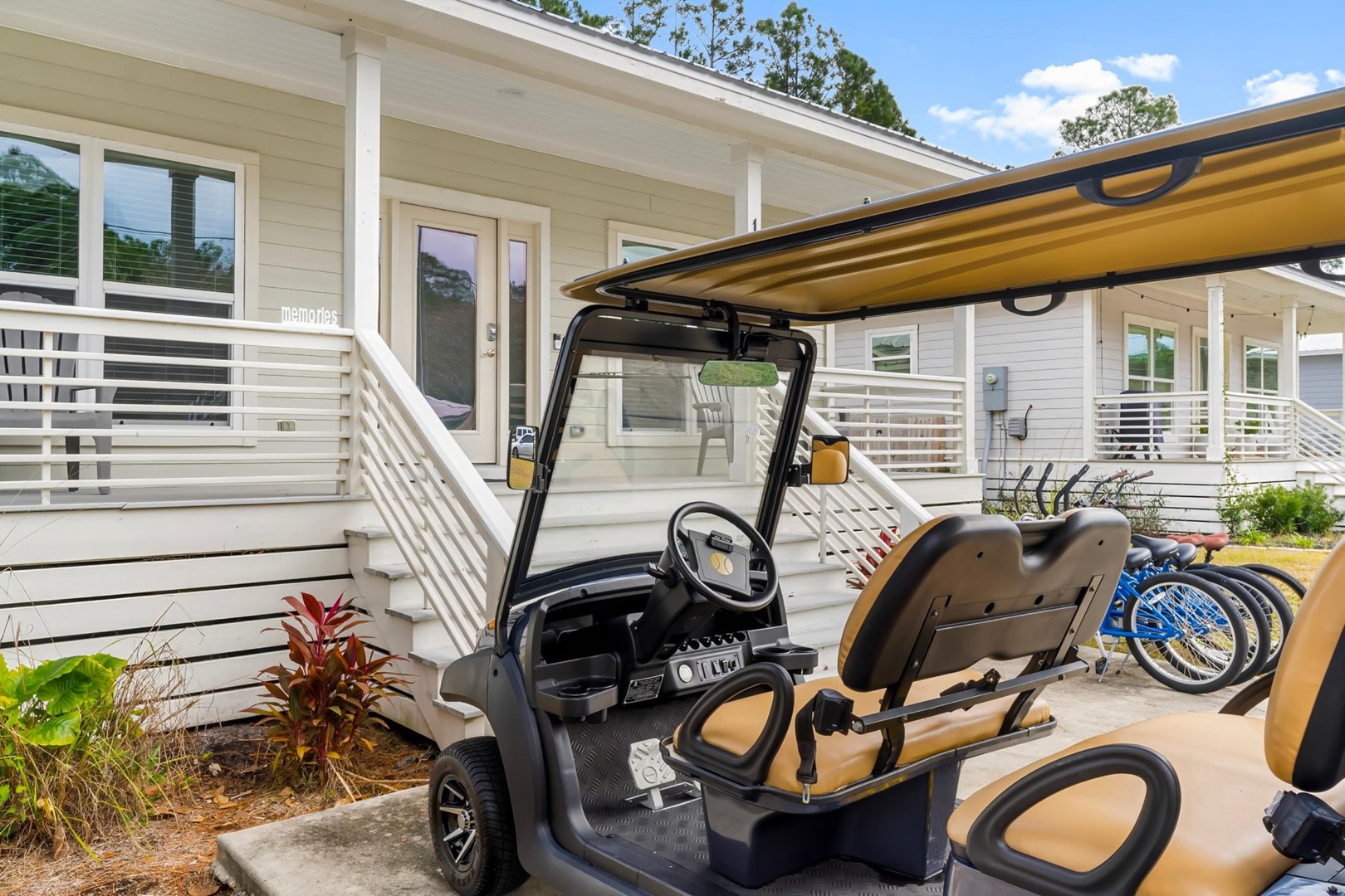 6 Seater Golf Cart Included with Your Rental!