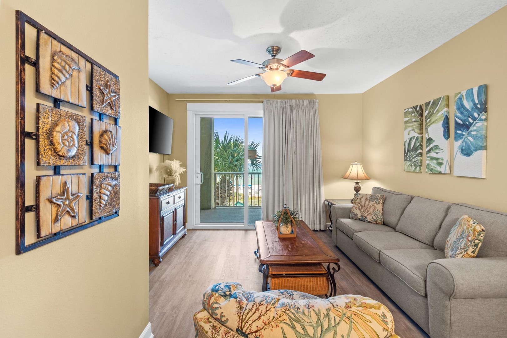 Living Area with Balcony