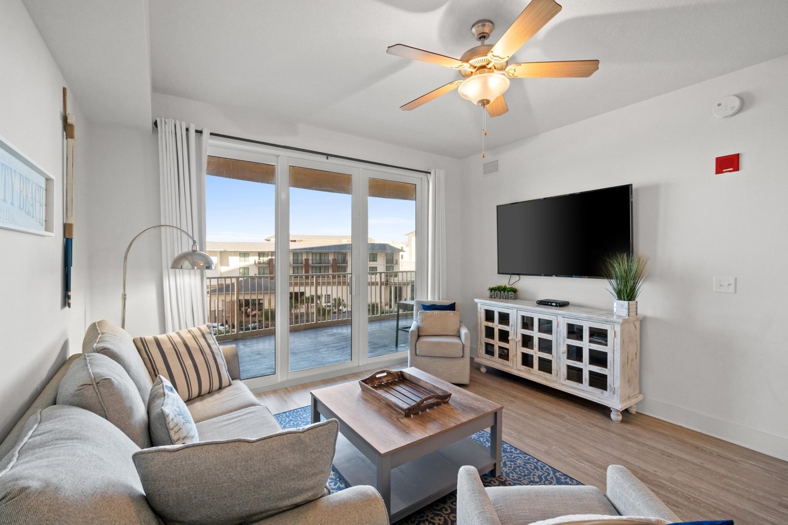 Living Area with Balcony