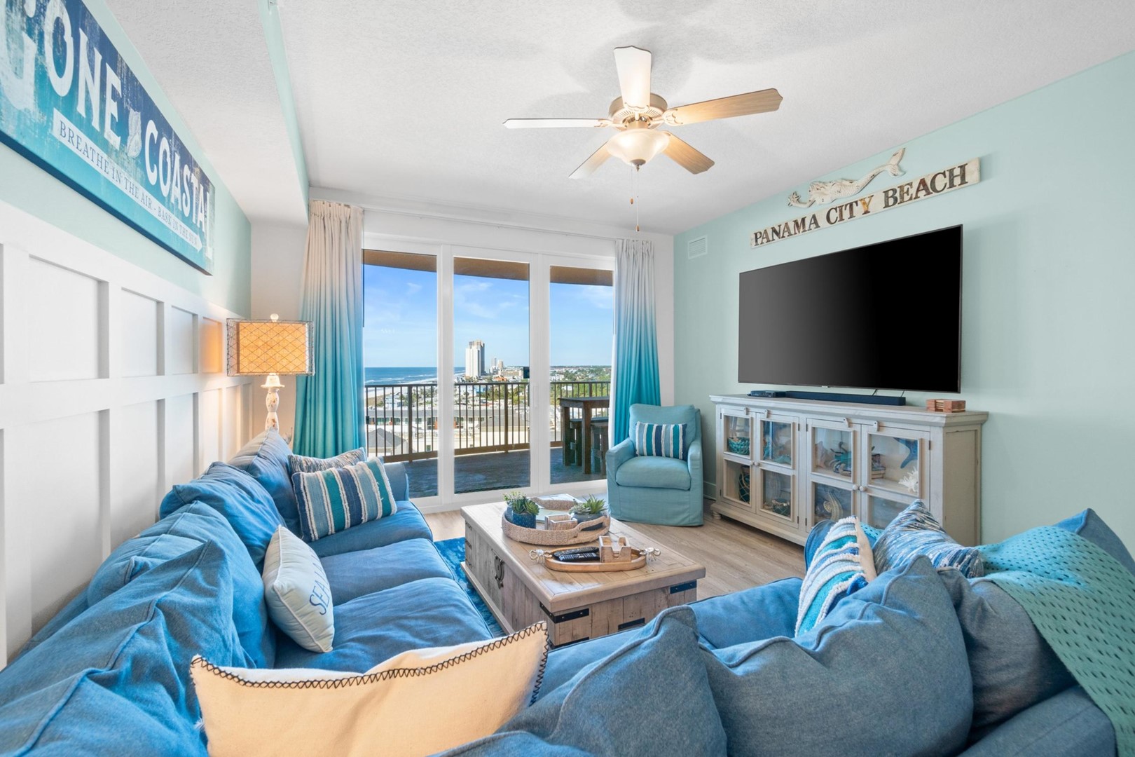 Living Area with Balcony