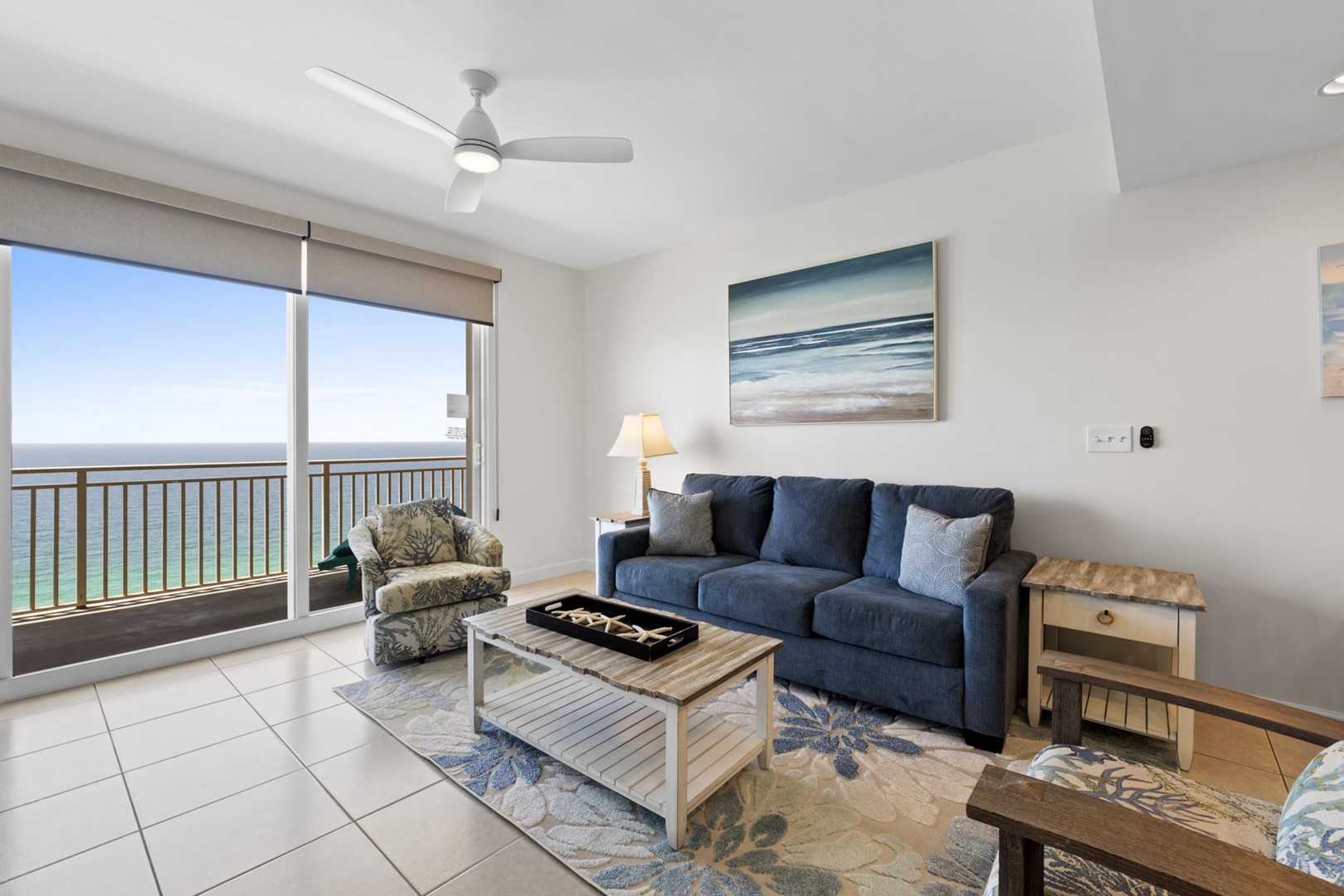 Living Area with Balcony