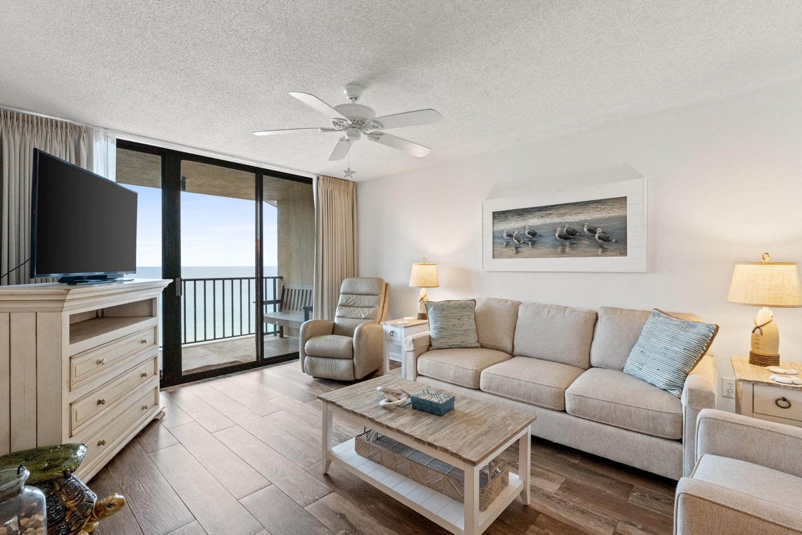Living Area with Balcony