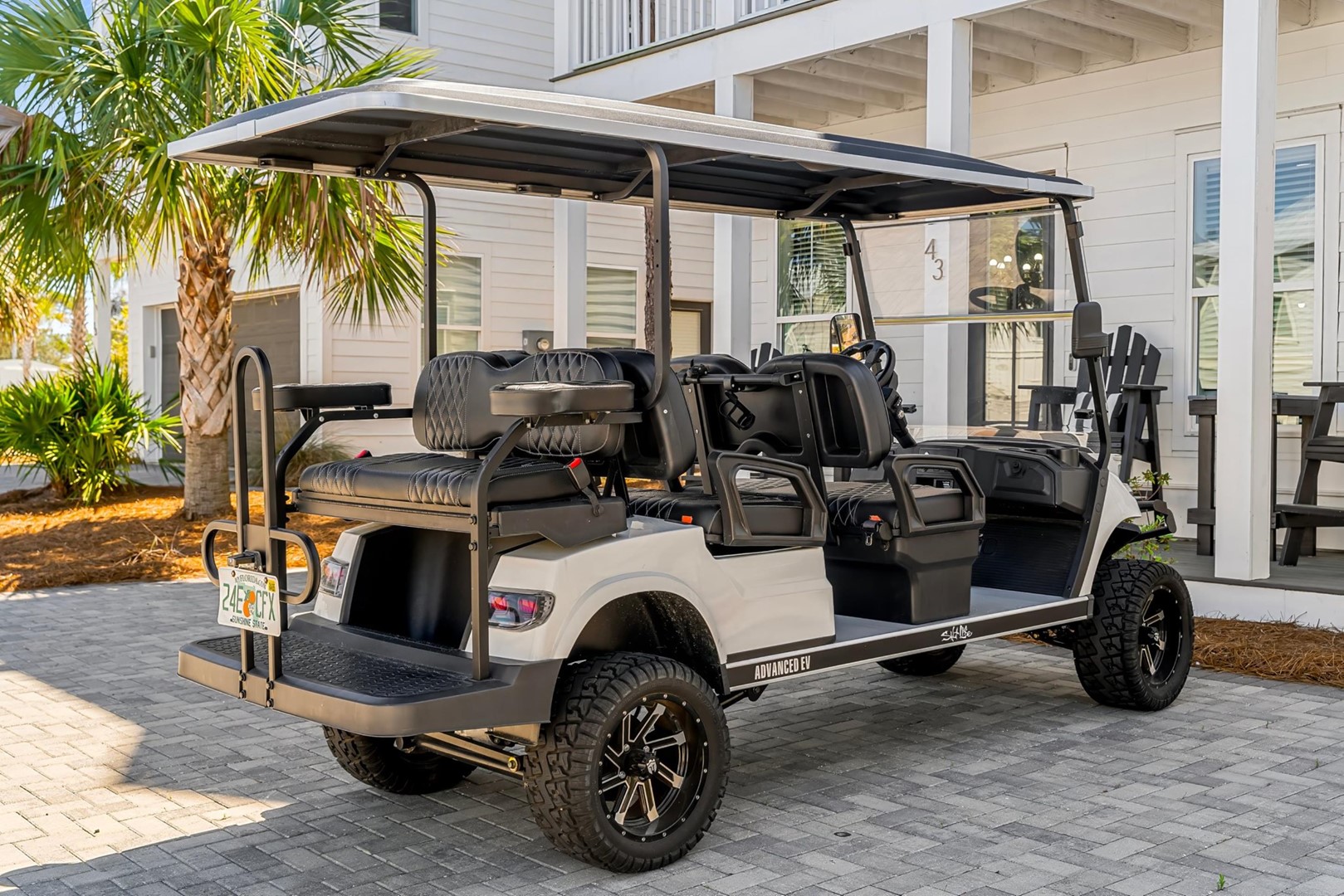 6 Seater Golf Cart Included with Your Rental!