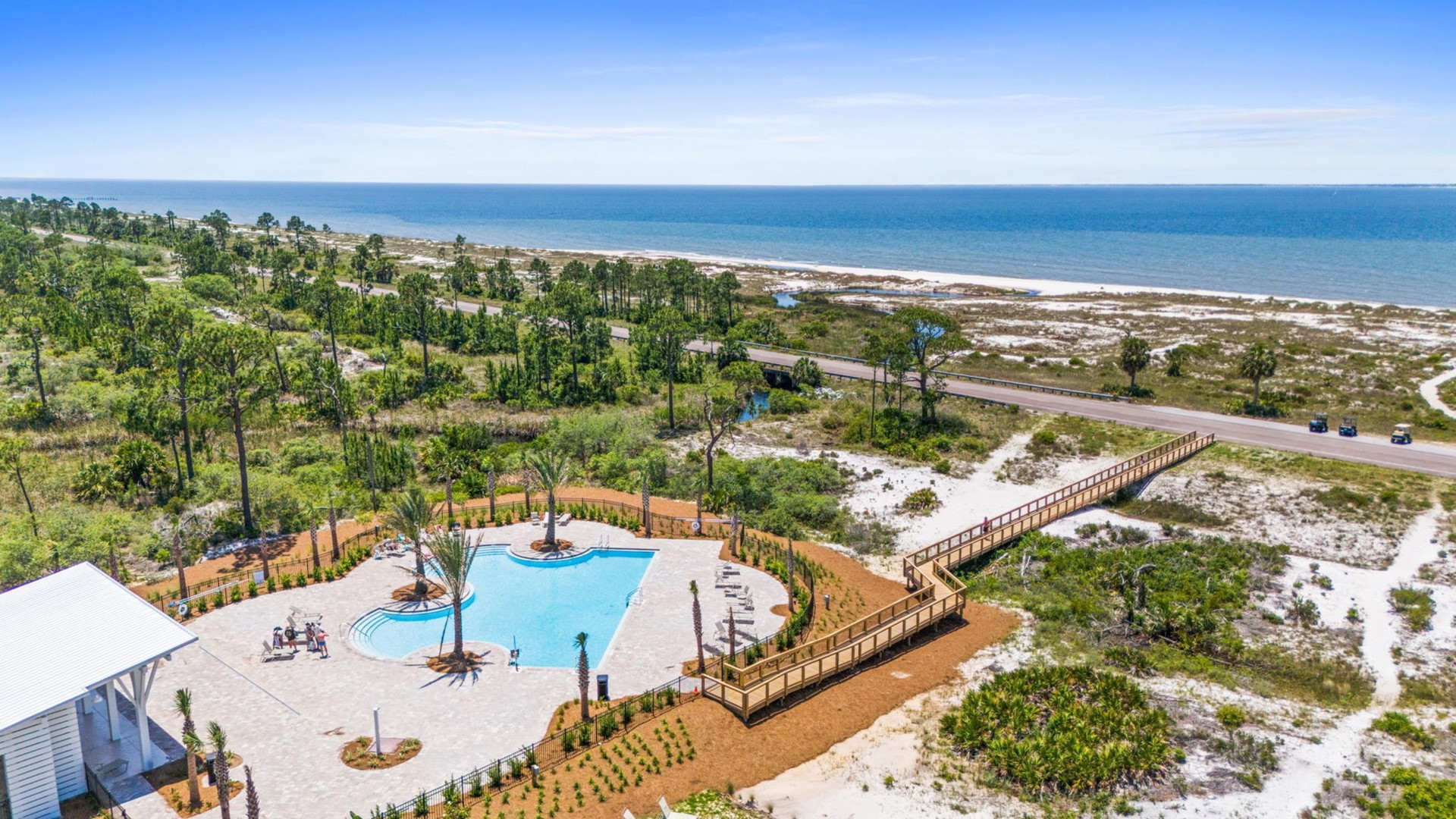 Community Pool and Boardwalk